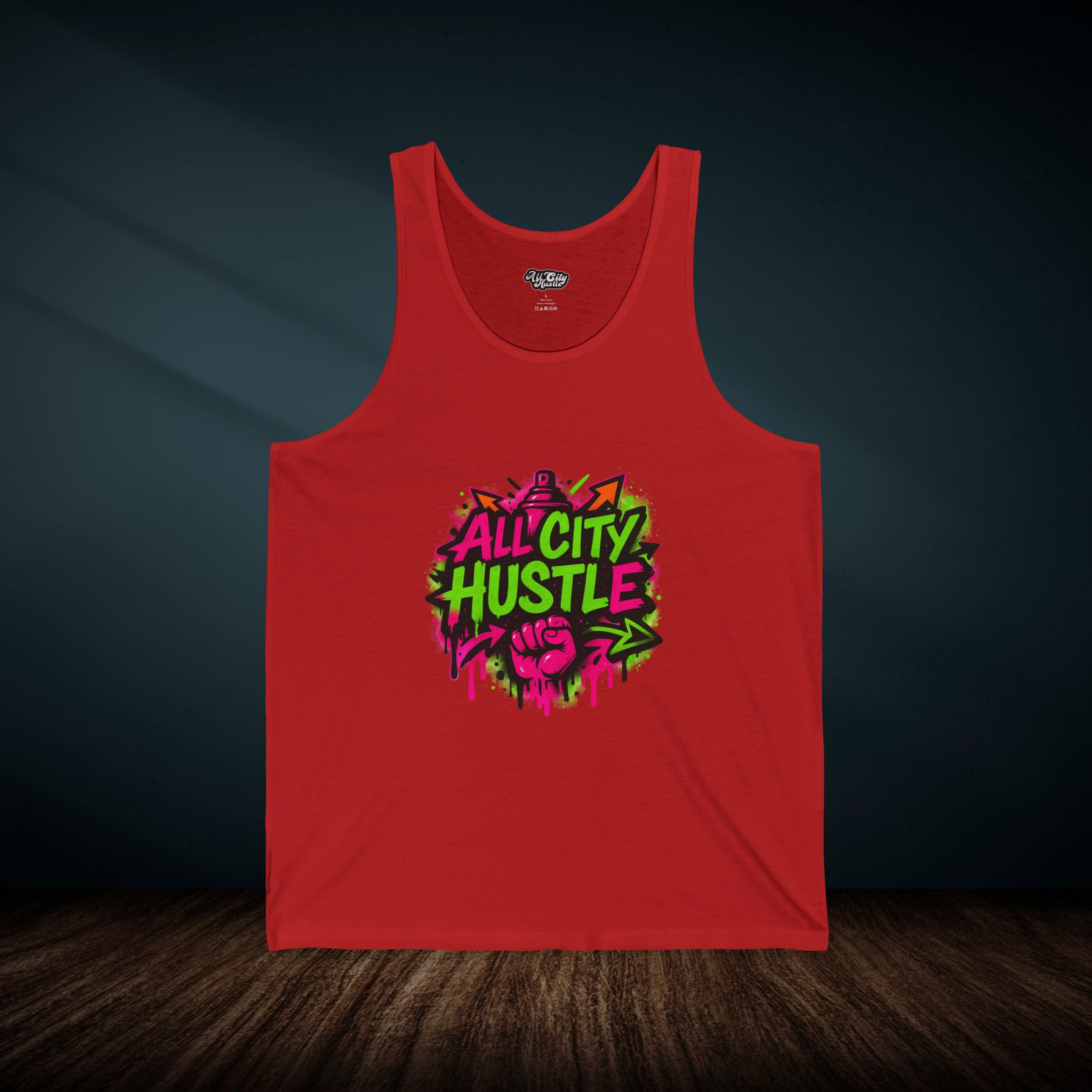 ACHTANKTOP24 Unisex Jersey Tank Top, Streetwear, Inspirational Fitness Apparel, Summer Outfit, Gift for Entrepreneurs - Image 2