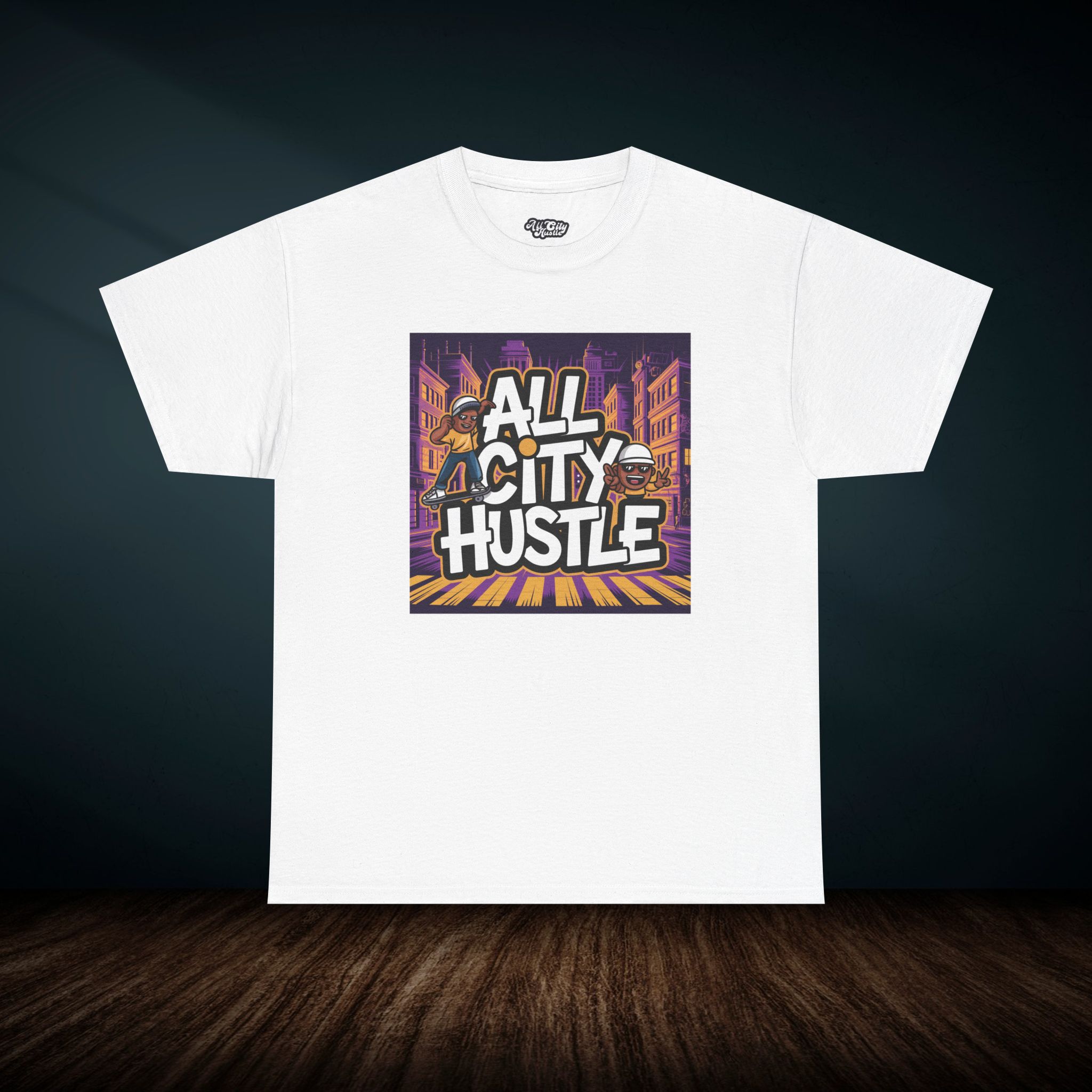 ACH13 Retro Urban Hustle T-Shirt, Unisex Graphic Tee, Casual Streetwear, Gift for Creatives, Everyday Wear, All City Hustle - Image 11