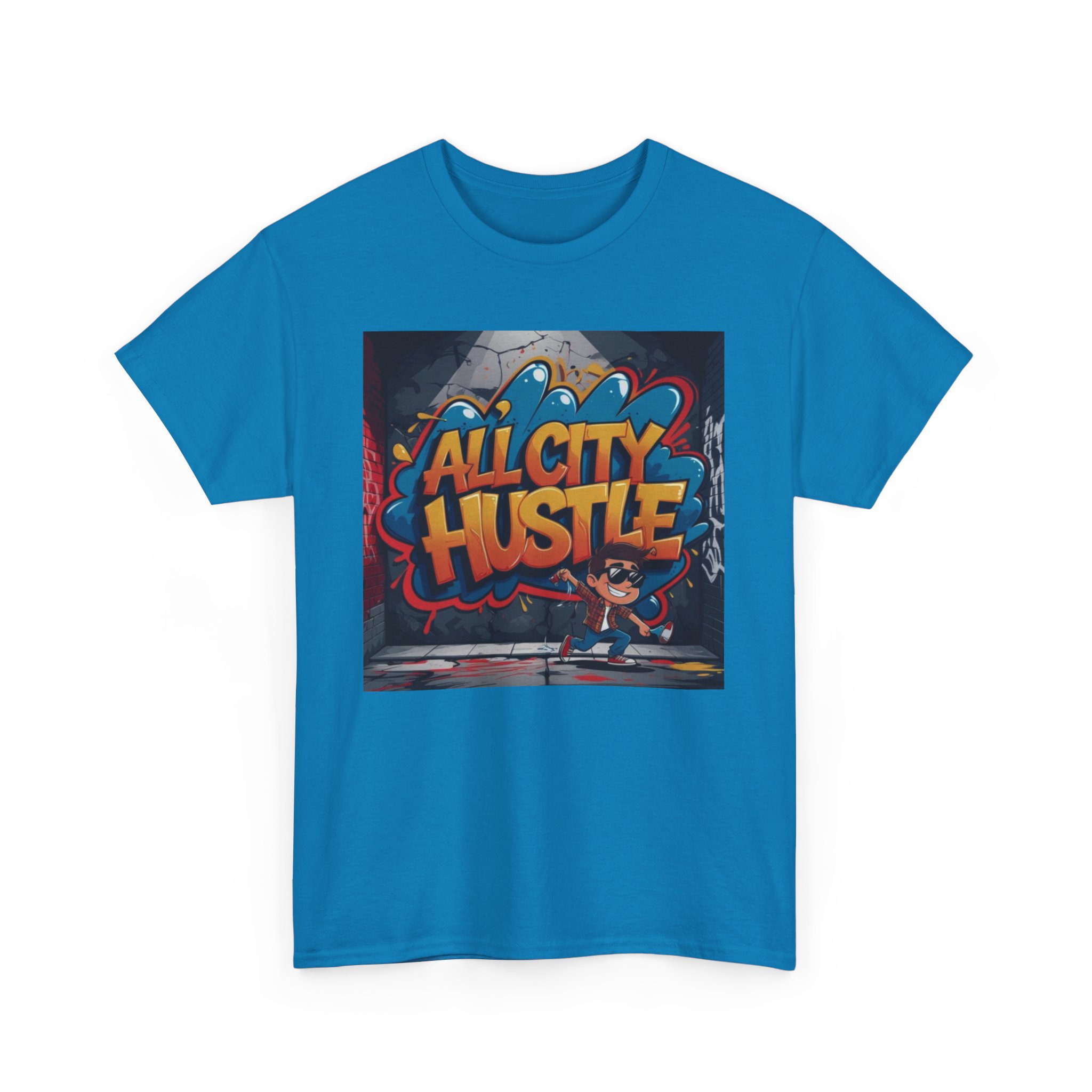 ACH5 Retro Urban Hustle T-Shirt, Unisex Graphic Tee, Casual Streetwear, Gift for Creatives, Everyday Wear, All City Hustle - Image 17