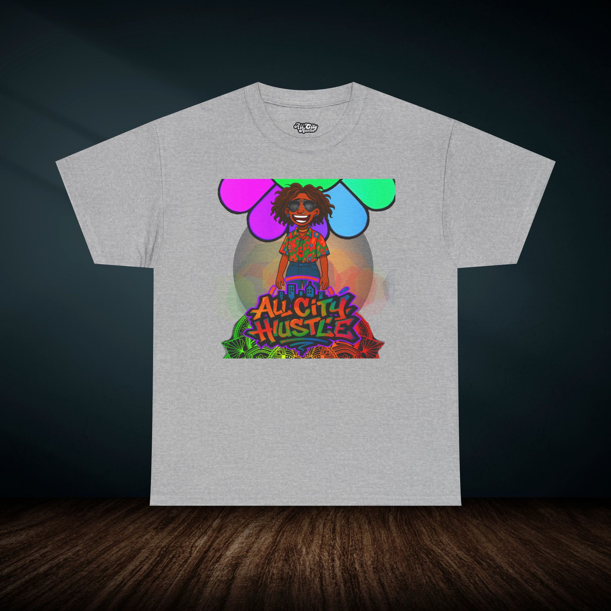 ACH12 Retro Urban Hustle T-Shirt, Unisex Graphic Tee, Casual Streetwear, Gift for Creatives, Everyday Wear, All City Hustle - Image 12