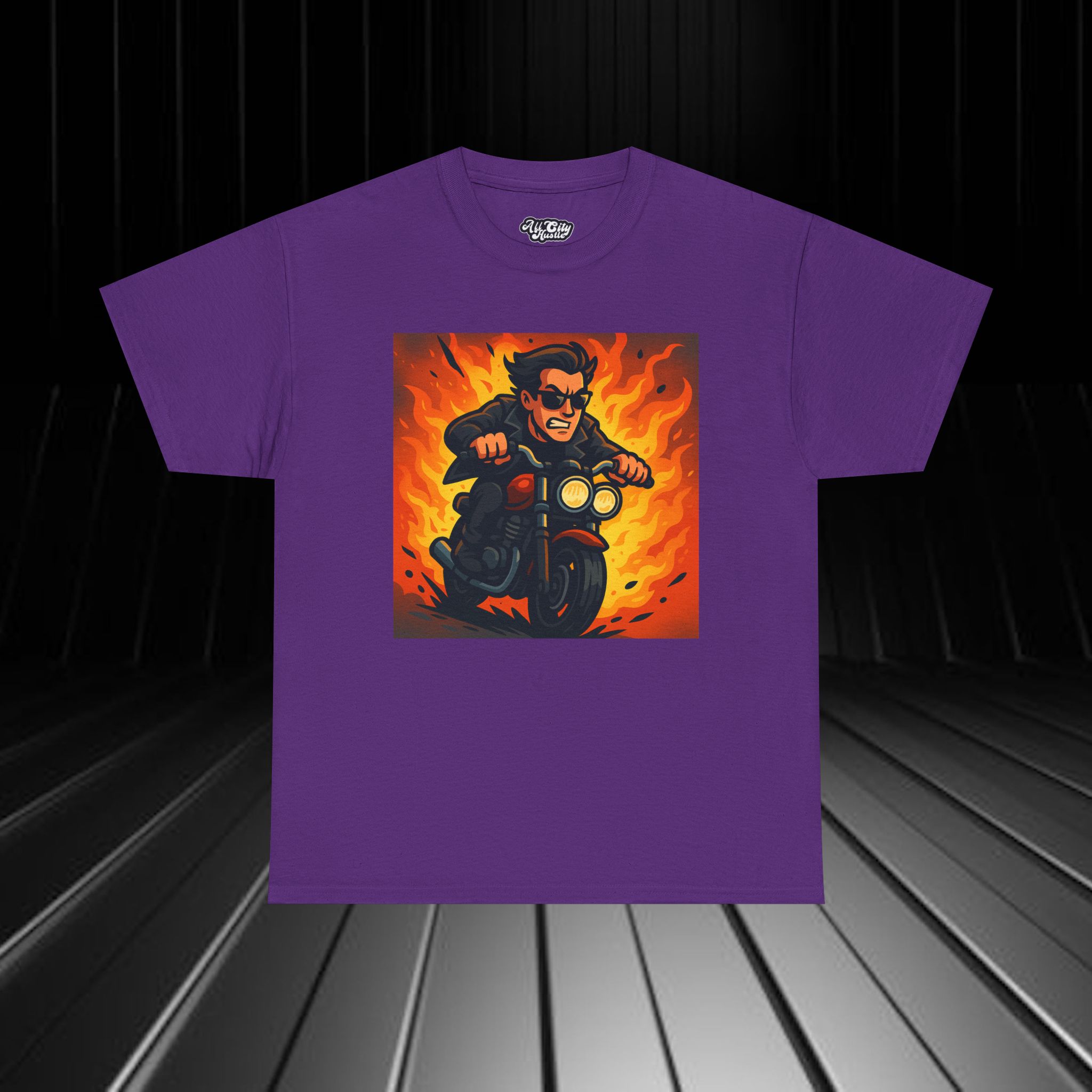 BIKER8 Motorcycle Riders Unisex Tee, Graphic T-Shirt, Casual Shirt, Gift for Bikers, Vintage Style Tee, Everyday Wear - Image 3