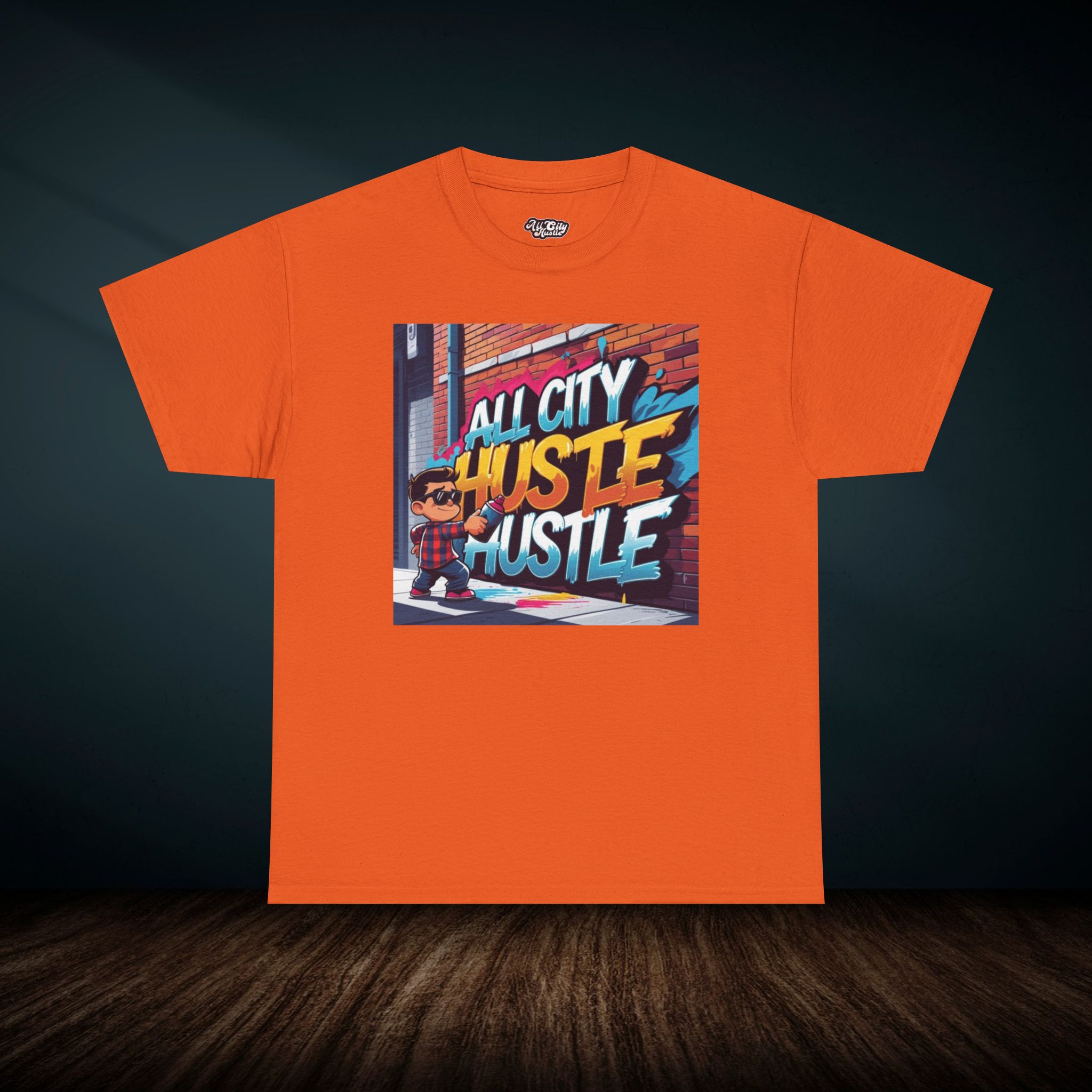 ACH9 Retro Urban Hustle T-Shirt, Unisex Graphic Tee, Casual Streetwear, Gift for Creatives, Everyday Wear, All City Hustle - Image 6