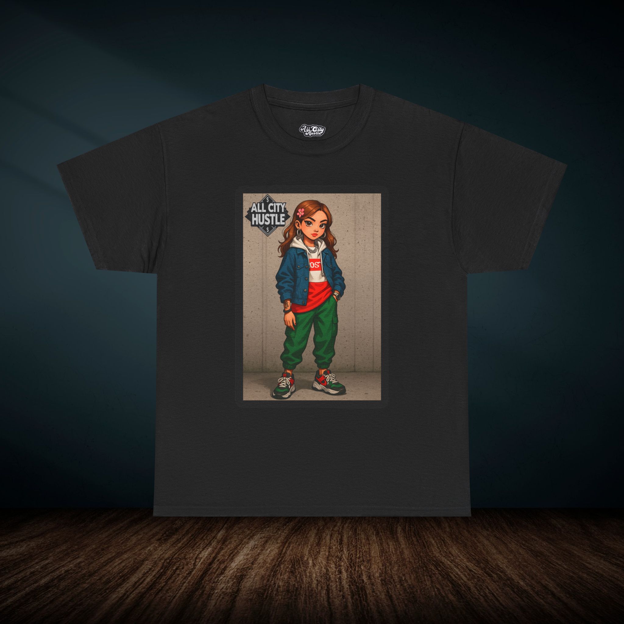 ACH6 Retro Urban Hustle T-Shirt, Unisex Graphic Tee, Casual Streetwear, Gift for Creatives, Everyday Wear, All City Hustle - Image 4