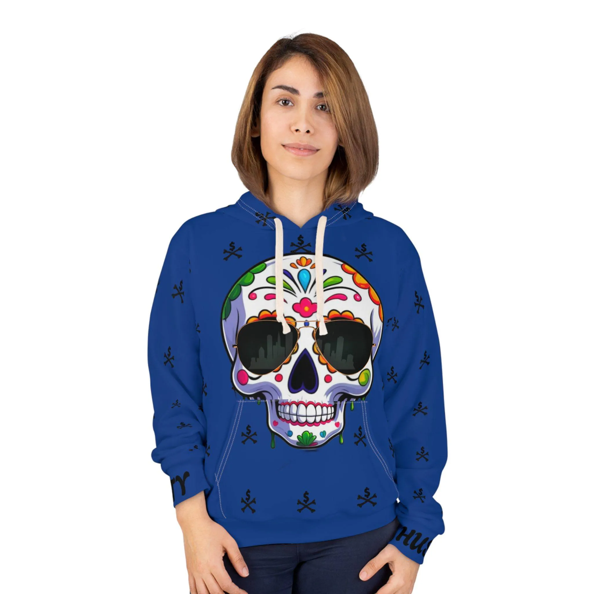 ACHEXTRA-HOODIE1 BLUE Vibrant Street Hoodie, Unisex Pullover, Streetwear, Drip Fashion, Casual Wear, Everyday Fit, Gift for the Real Ones - Image 3