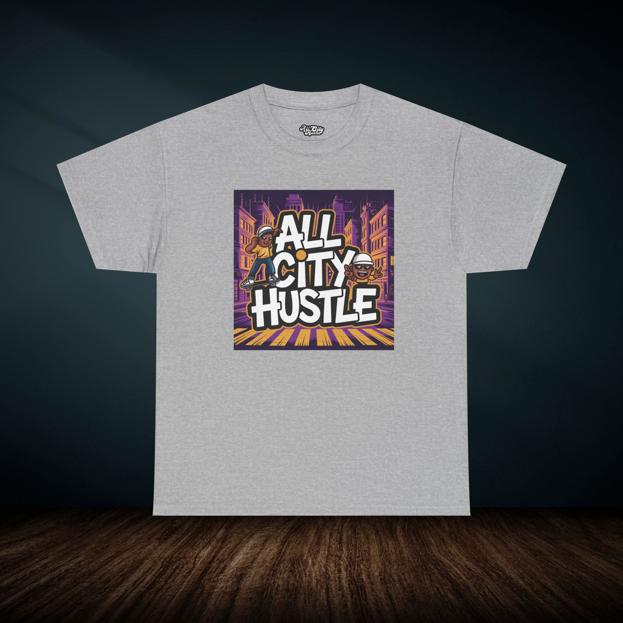ACH13 Retro Urban Hustle T-Shirt, Unisex Graphic Tee, Casual Streetwear, Gift for Creatives, Everyday Wear, All City Hustle - Image 12