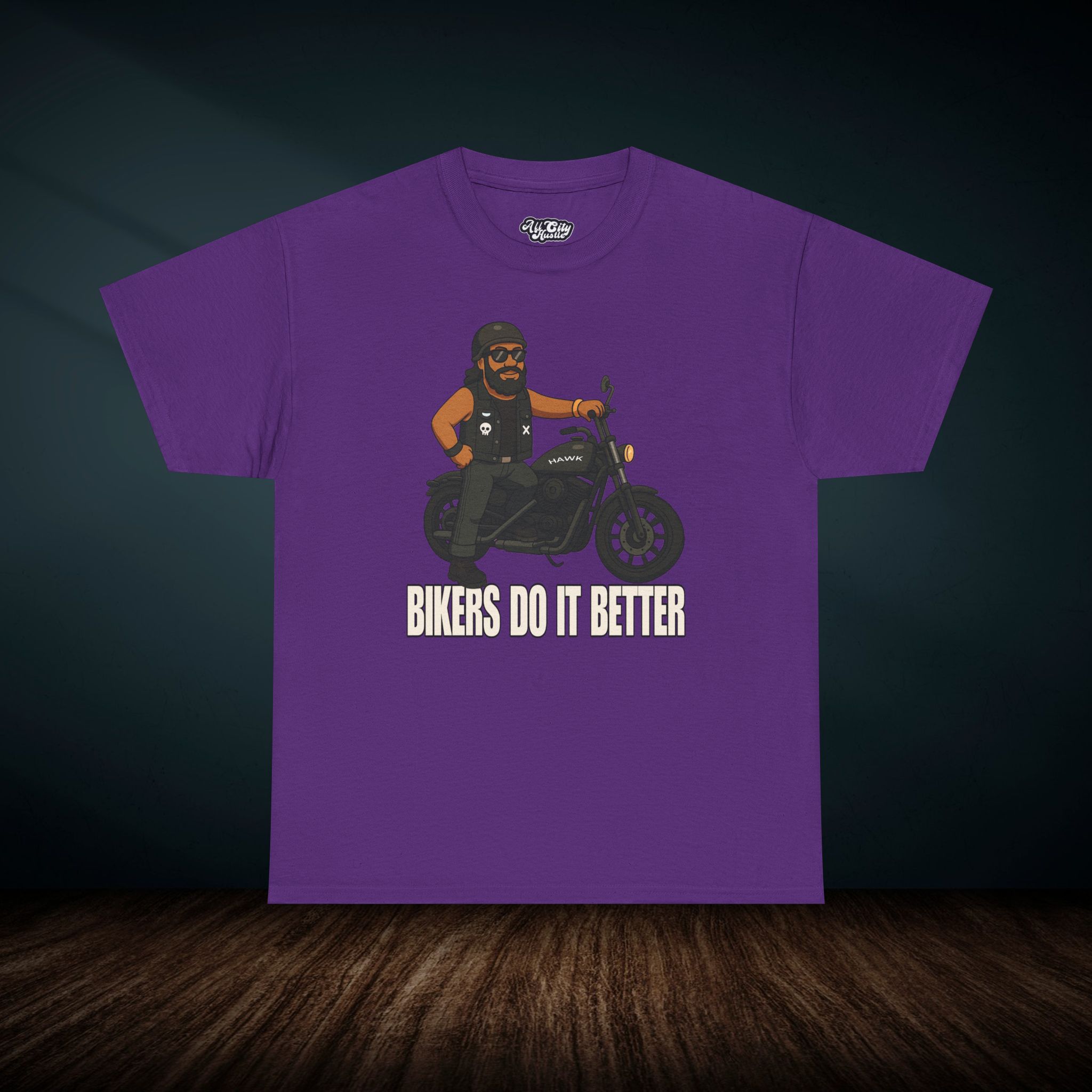 BIKER2 Motorcycle Riders Unisex Tee, Graphic T-Shirt, Casual Shirt, Gift for Bikers, Vintage Style Tee, Everyday Wear - Image 3