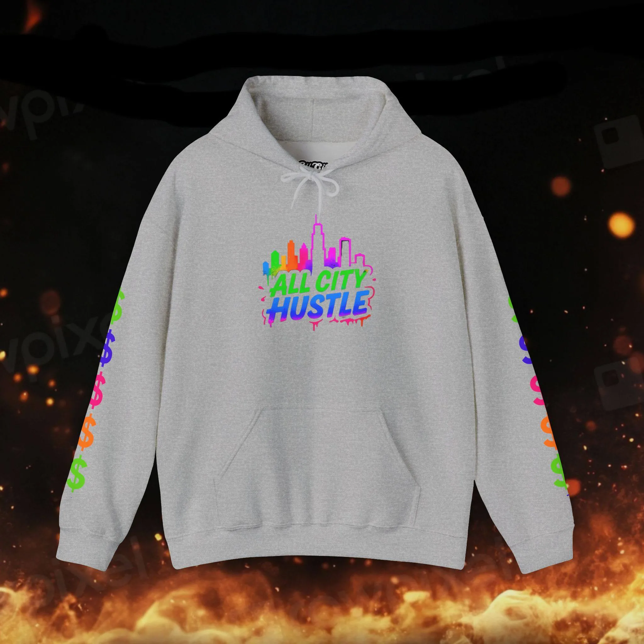 ACH-HOODIE4 Unisex Heavy Blend Hoodie, Comfortable Daily Wear, Street Style Sweatshirt, Perfect for Gifting, Casual Outfits, Fresh Street Drip - Image 9