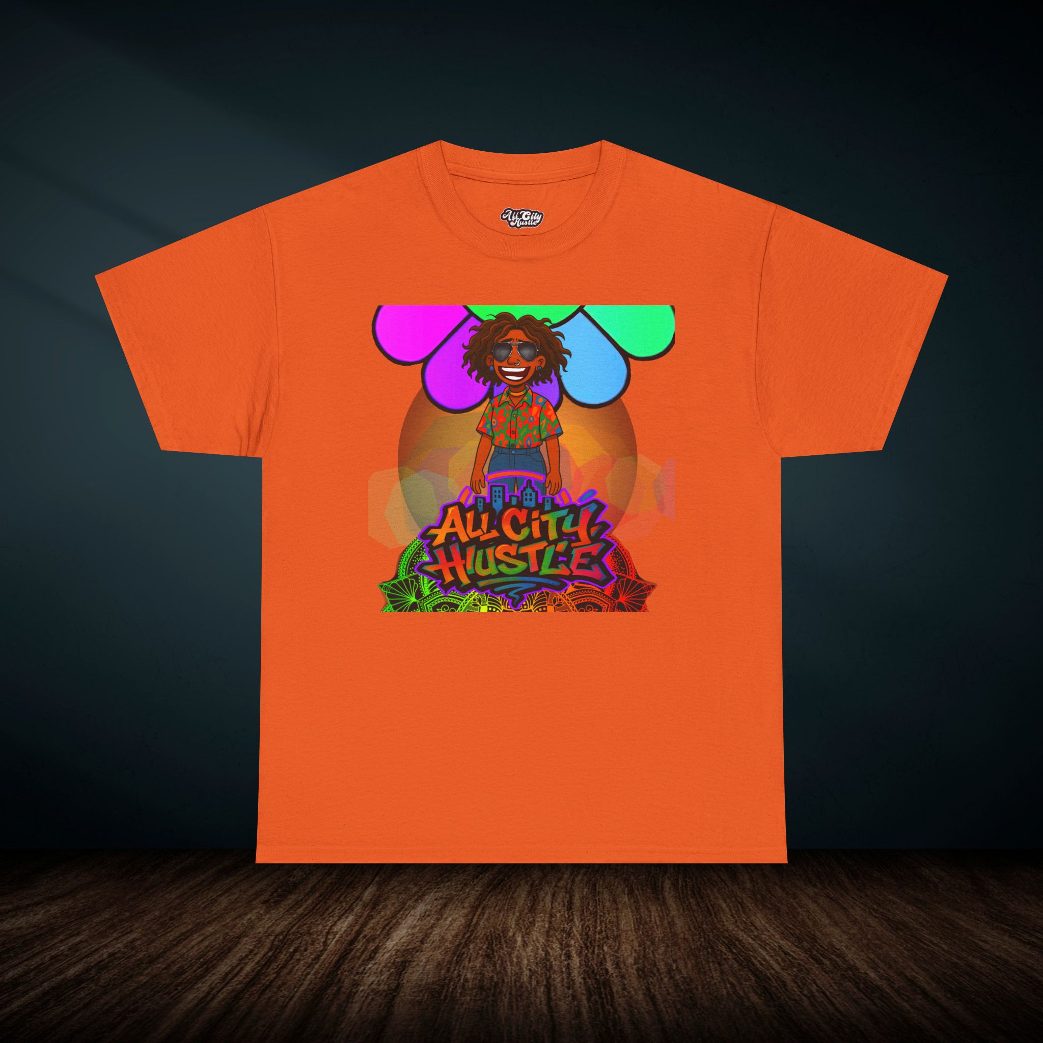 ACH12 Retro Urban Hustle T-Shirt, Unisex Graphic Tee, Casual Streetwear, Gift for Creatives, Everyday Wear, All City Hustle - Image 6