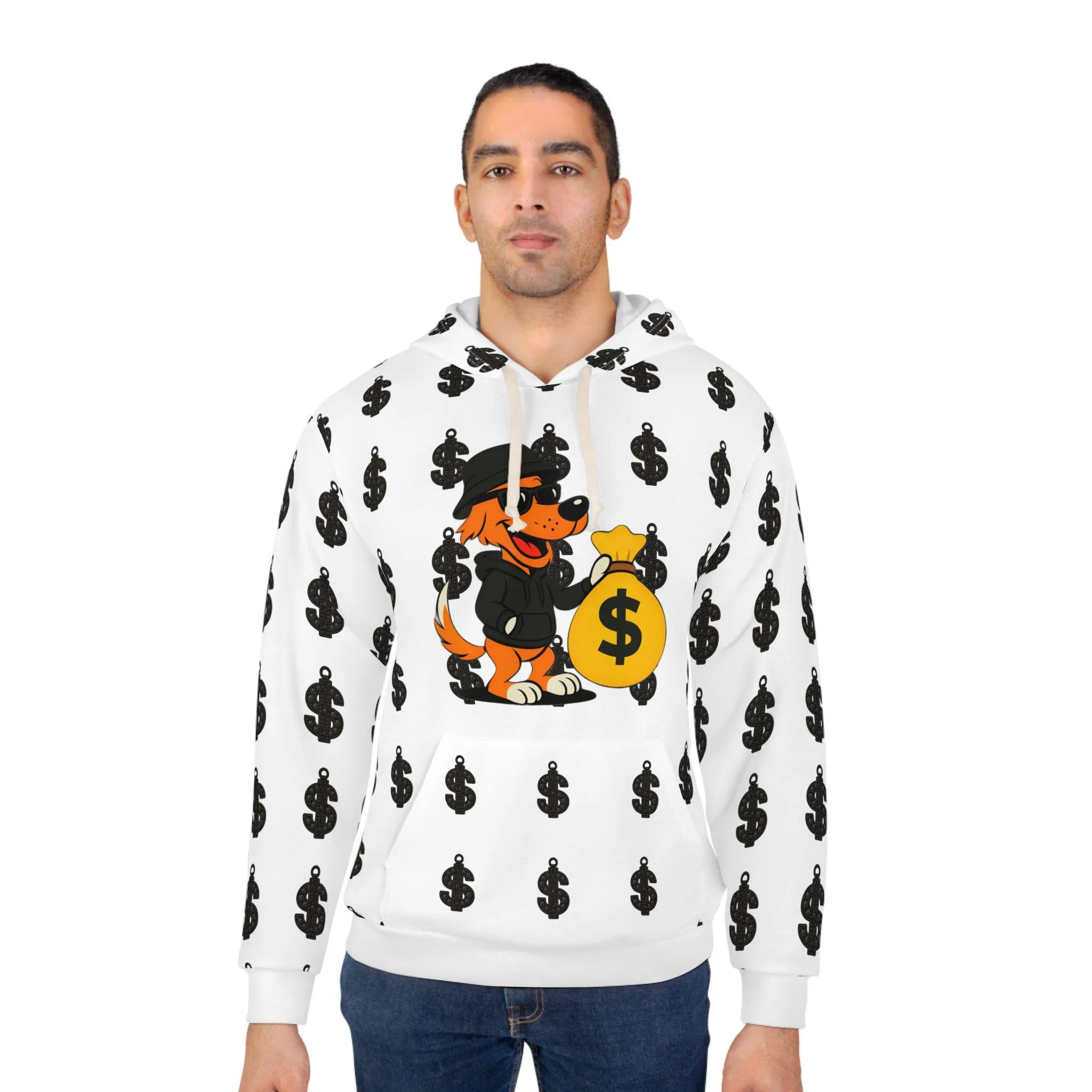 ACHEXTRA-HOODIE3 WHITE Vibrant Street Hoodie, Unisex Pullover, Streetwear, Drip Fashion, Casual Wear, Everyday Fit, Gift for the Real Ones - Image 4