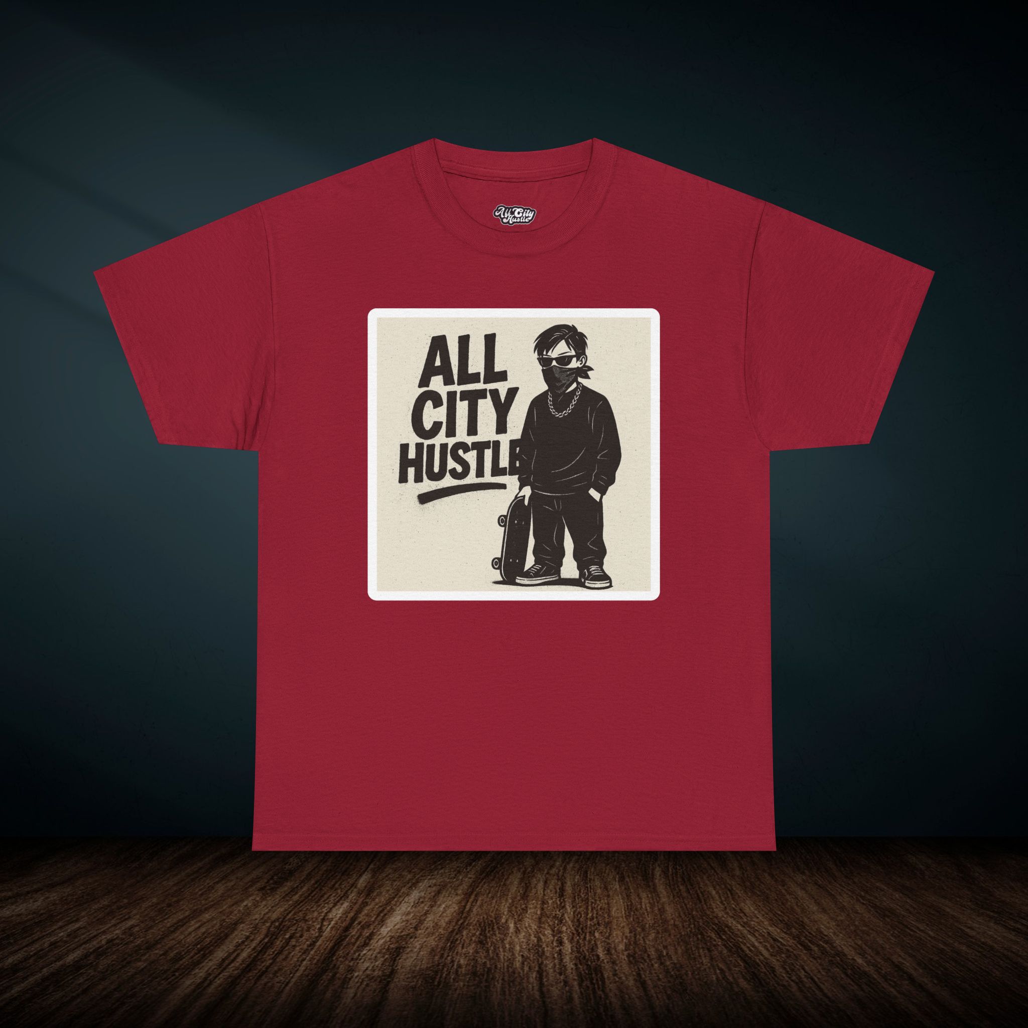 ACH14 Retro Urban Hustle T-Shirt, Unisex Graphic Tee, Casual Streetwear, Gift for Creatives, Everyday Wear, All City Hustle - Image 2