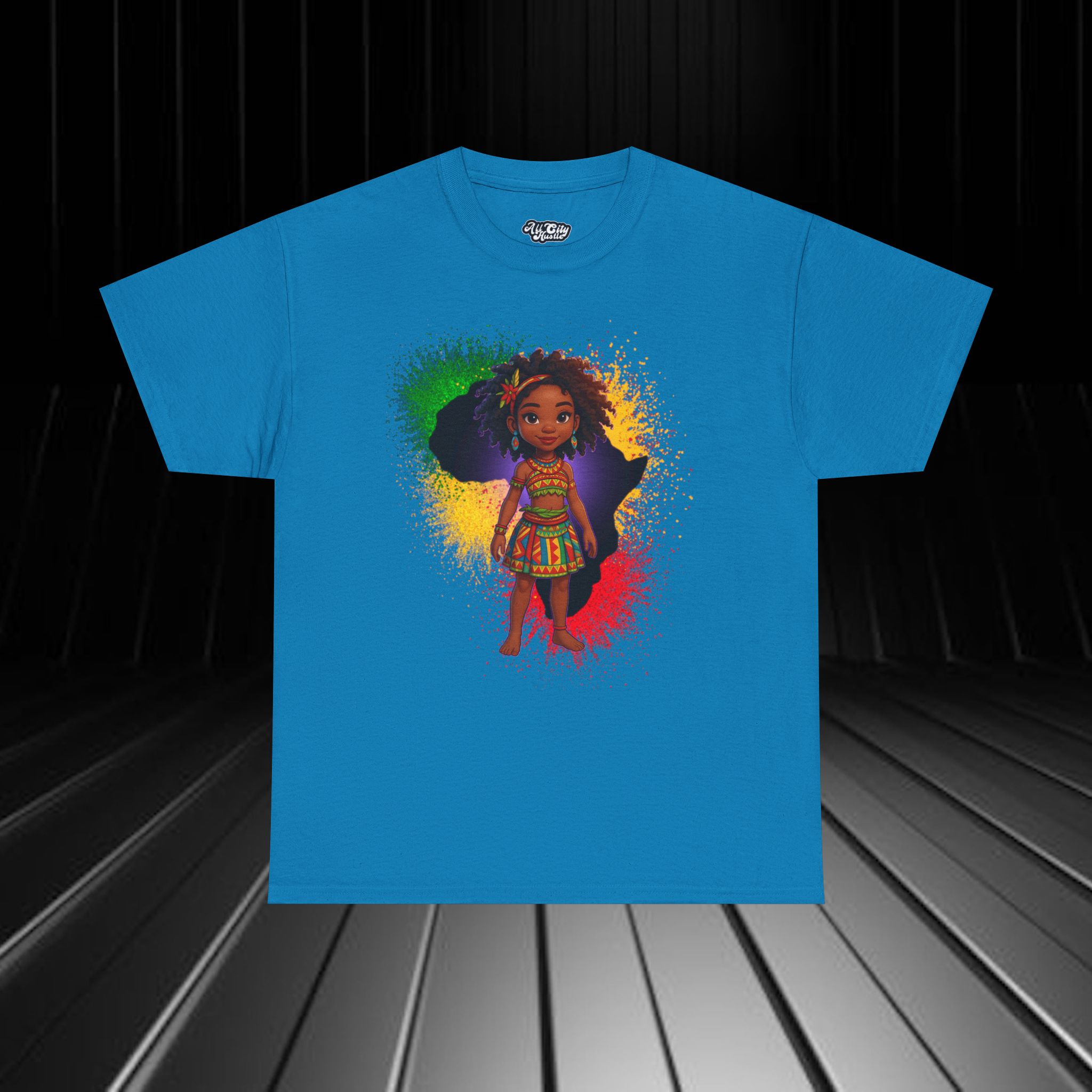 AFRICA2 African Heritage Unisex Heavy Cotton Tee, Vibrant Cultural Shirt, Gift for Travelers, Nature Lovers, Family Celebrations, Africana Apparel - Image 13