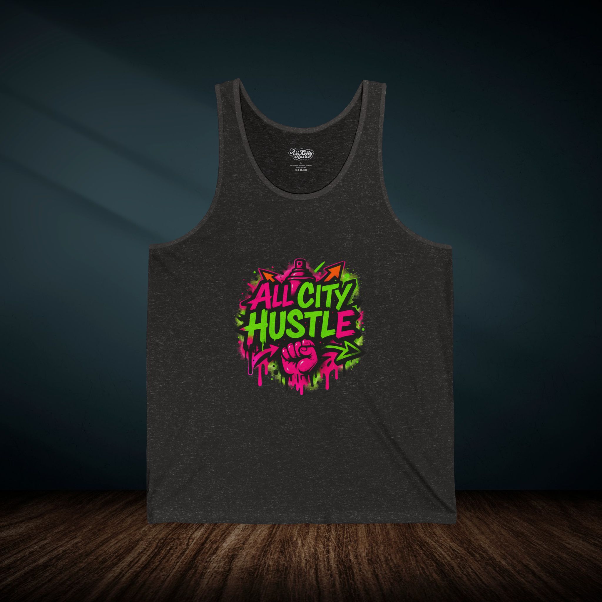 ACHTANKTOP24 Unisex Jersey Tank Top, Streetwear, Inspirational Fitness Apparel, Summer Outfit, Gift for Entrepreneurs - Image 5