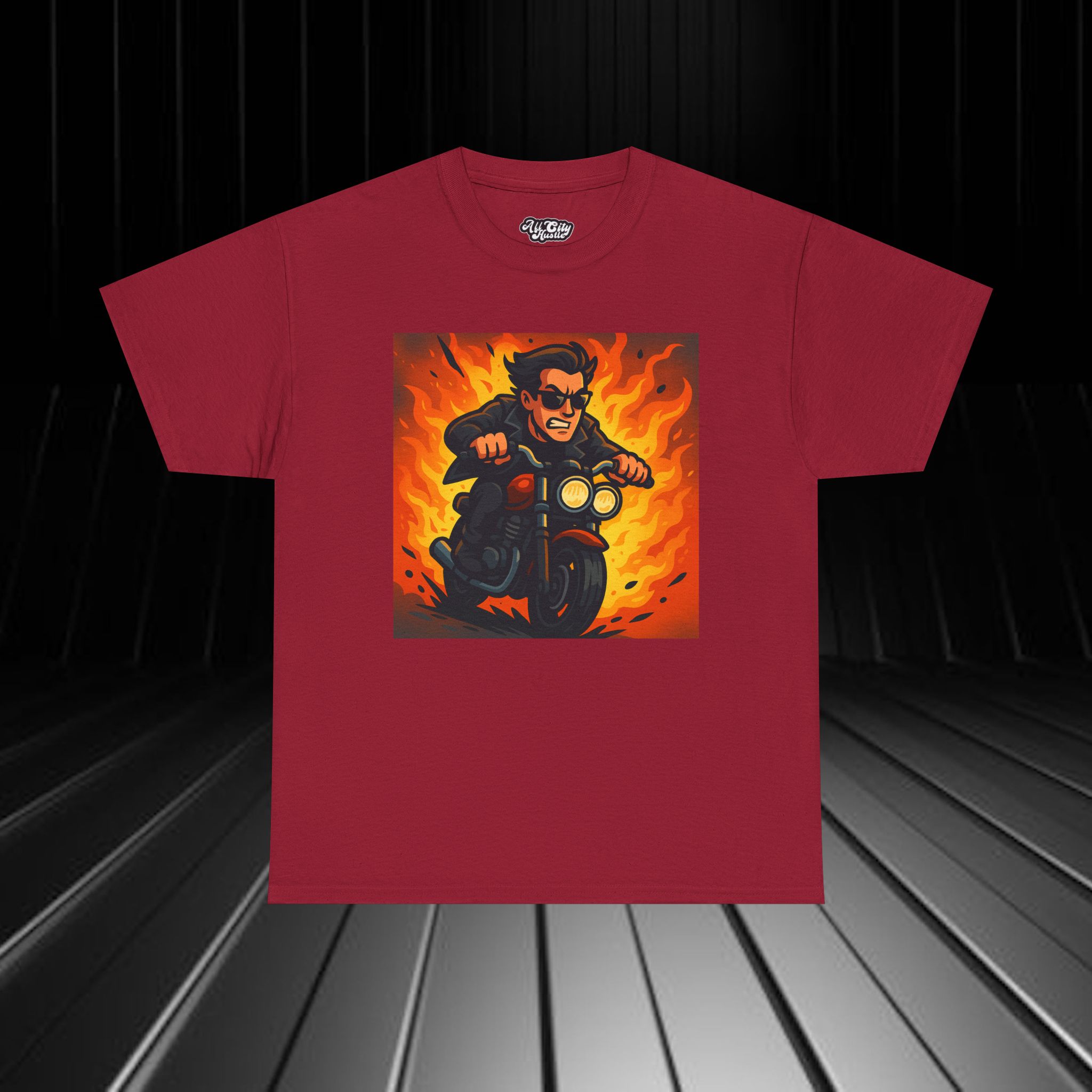 BIKER8 Motorcycle Riders Unisex Tee, Graphic T-Shirt, Casual Shirt, Gift for Bikers, Vintage Style Tee, Everyday Wear - Image 2