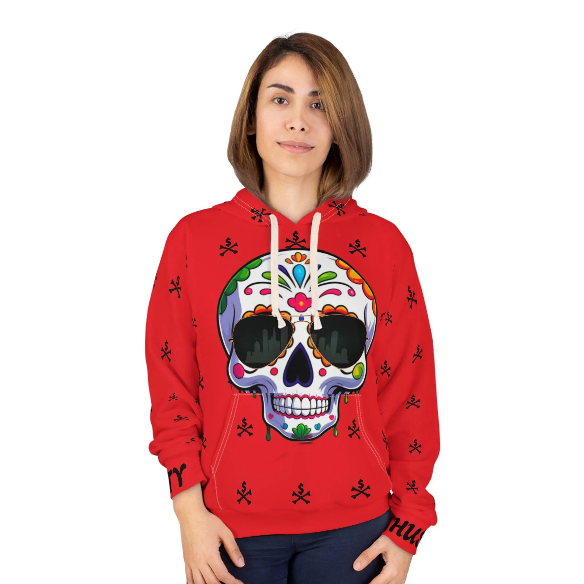 ACHEXTRA-HOODIE1 RED Vibrant Street Hoodie, Unisex Pullover, Streetwear, Drip Fashion, Casual Wear, Everyday Fit, Gift for the Real Ones - Image 3