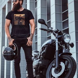 BIKER18 Motorcycle Riders Unisex Tee, Graphic T-Shirt, Casual Shirt, Gift for Bikers, Vintage Style Tee, Everyday Wear