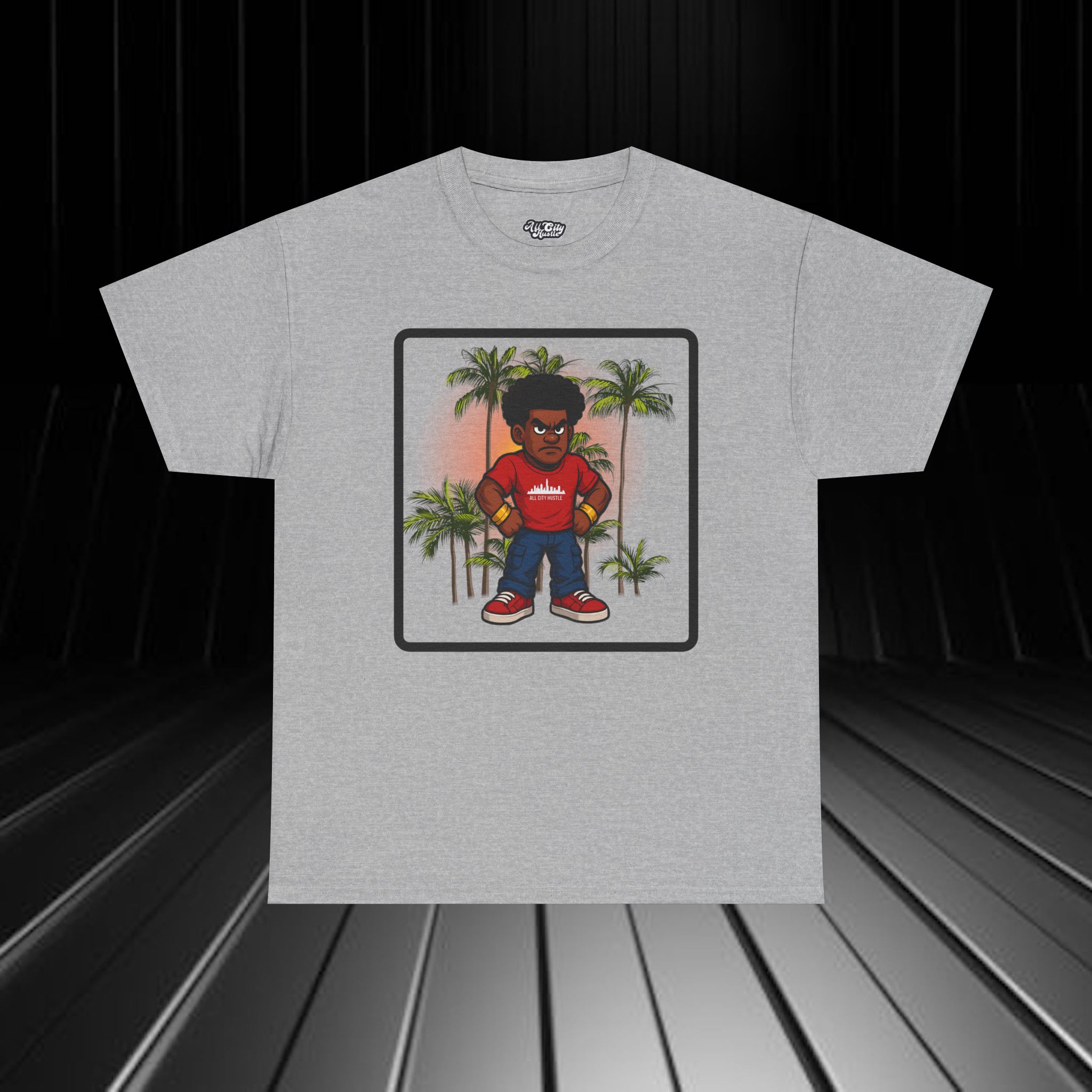 Copy of GANGSTER20 City Hood Inspired Unisex Heavy Cotton Tee, Graphic Tee for Comic Lovers, Casual Wear, Birthday Gift, Gift for Friends - Image 12