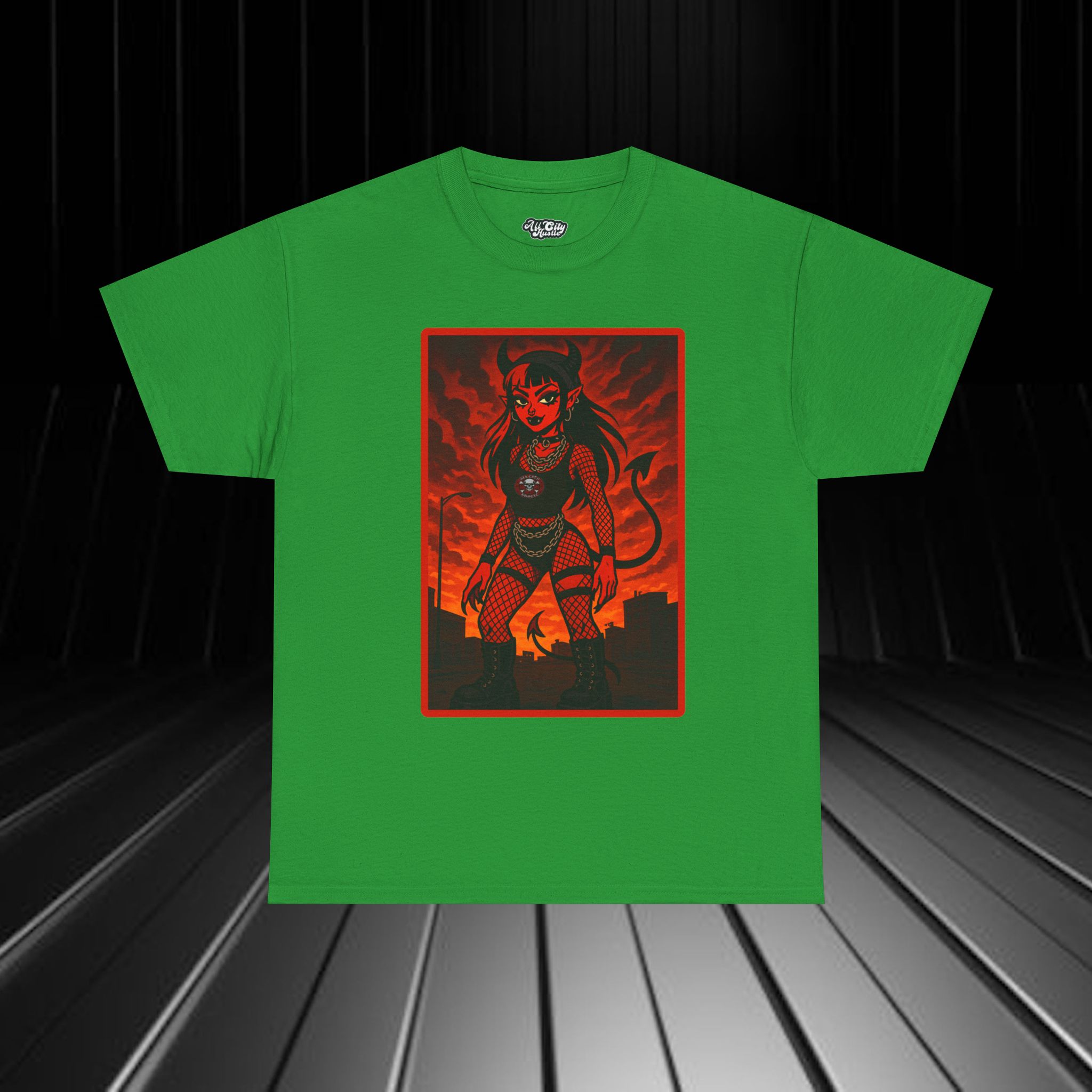 DARK17 Evil Cute Graphic Tee, Unisex Cotton Tee, Trendy T-Shirt, Casual Wear, Gift for Anyone, Dark Apparel - Image 5