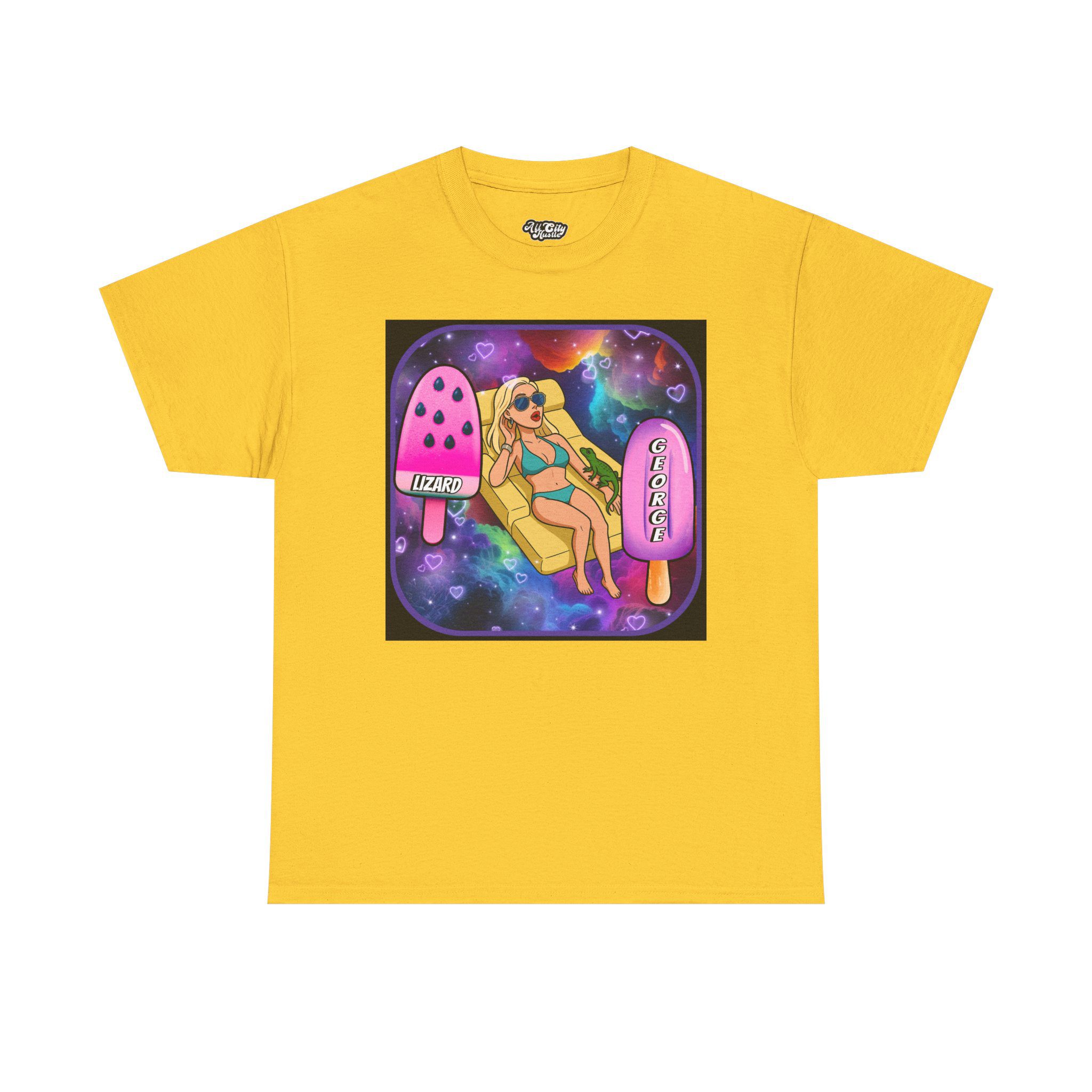 STFU2 Cosmic Summer Vibes Tee, Chill T-shirt, Vacation Shirt, Retro Graphic Tee, Pool Party Apparel, Perfect for Hot Days - Image 14