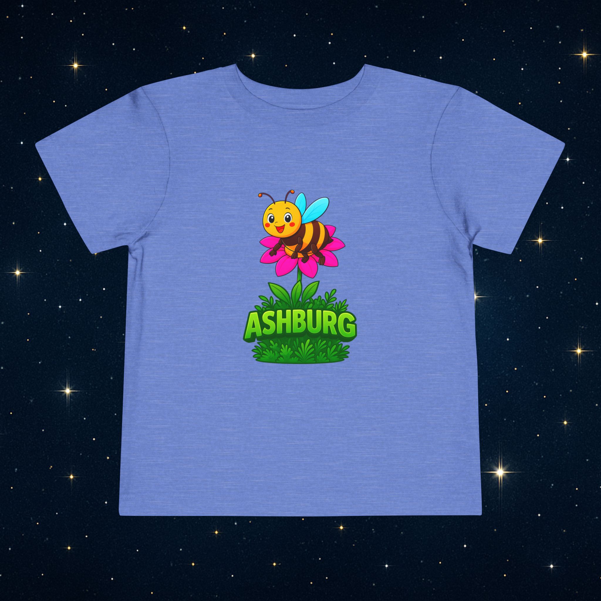 ASHBURG TODDLER137 Cute Toddler Short Sleeve Tee with KIDS Design, Kids T-Shirt, Play Shirt, Cartoon Tee,Gift for All Occasions, Funtime Apparel - Image 3