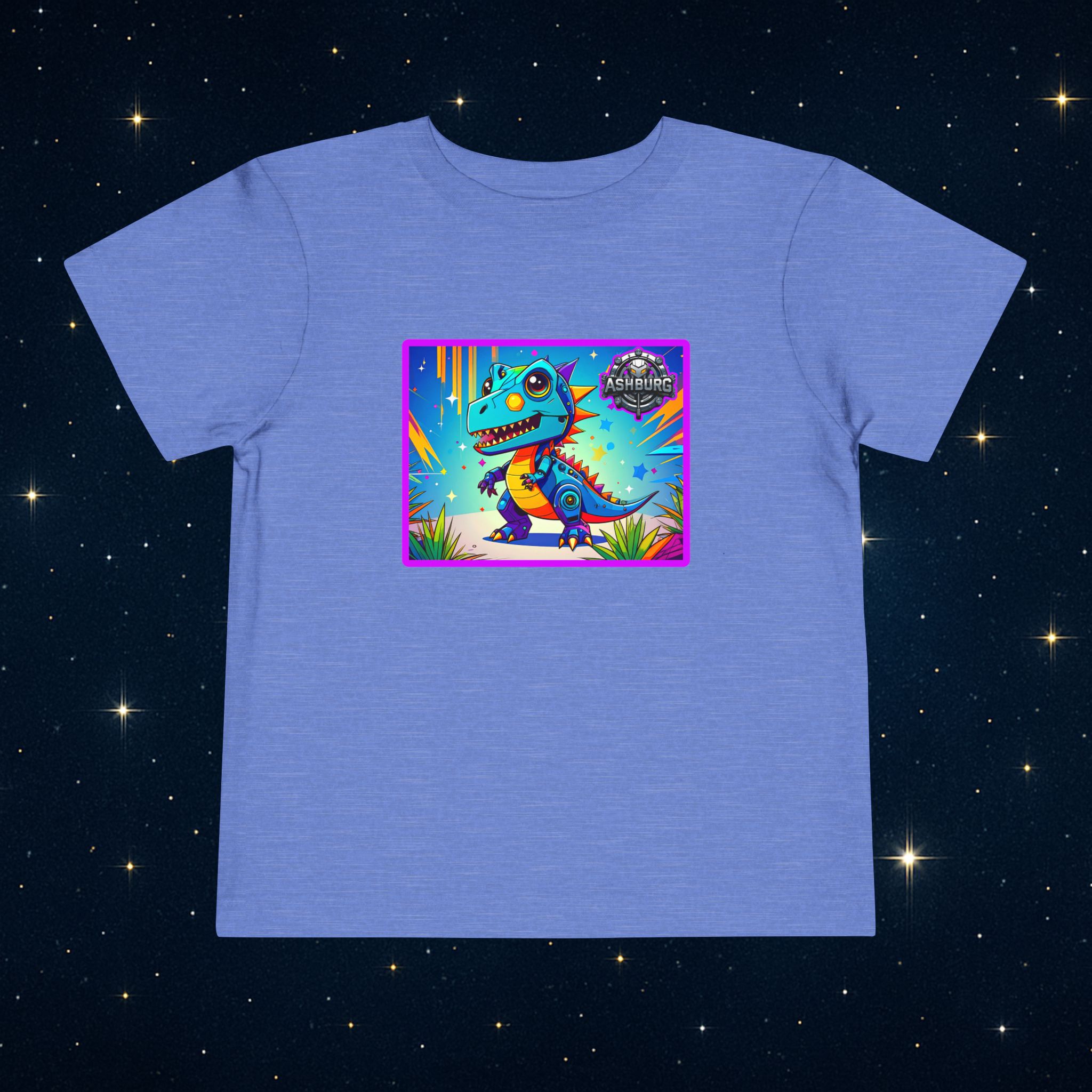 ASHBURG TODDLER133 Cute Toddler Short Sleeve Tee with KIDS Design, Kids T-Shirt, Play Shirt, Cartoon Tee,Gift for All Occasions, Funtime Apparel - Image 3