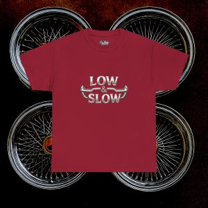 ACHLOWRIDER2 -  2 Sided Graphic Tee | Unisex Heavy Cotton Tee for Lowrider Lovers, Gifts, Retro Old School Vibes, Summer Wear, Casual Car Show Fashion