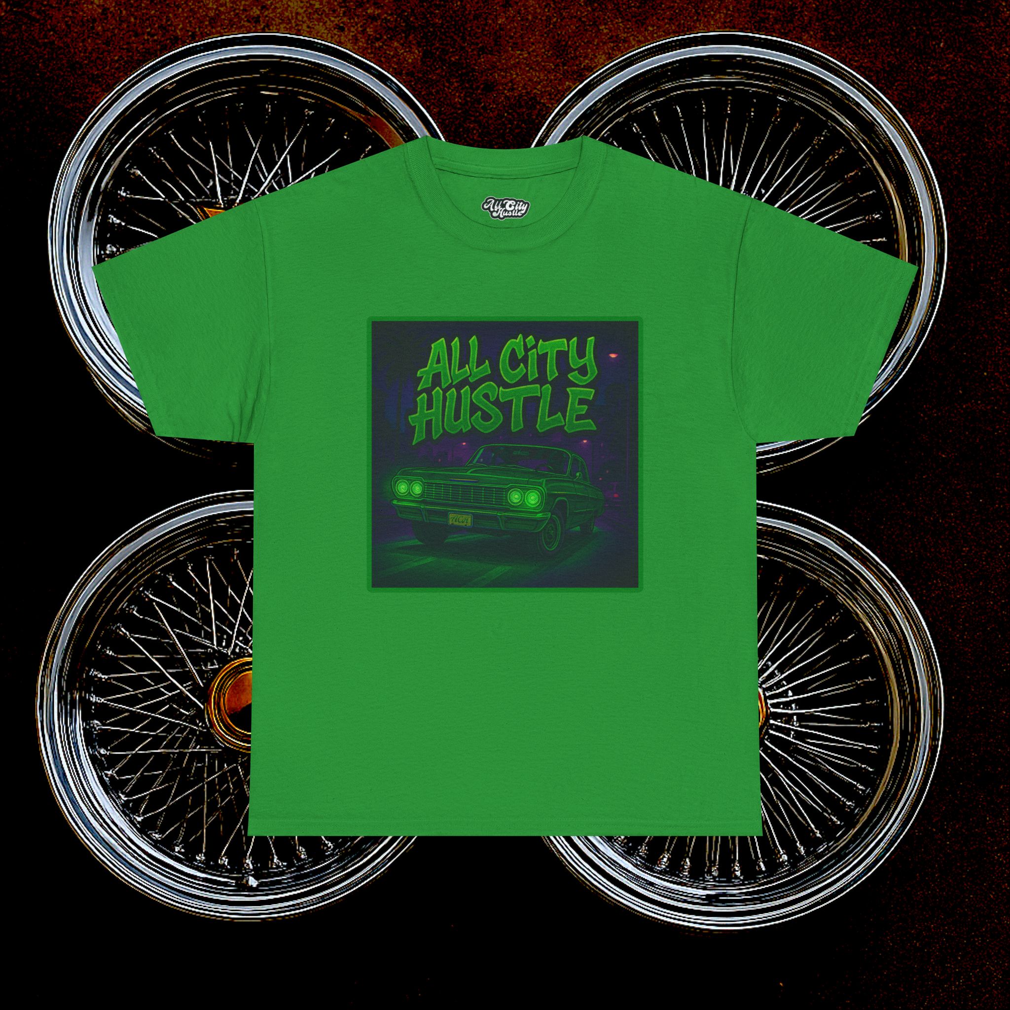 ACHLOWRIDER34 - 2 Sided Graphic Tee | Unisex Heavy Cotton Tee for Lowrider Lovers, Gifts, Retro Old School Vibes, Summer Wear, Casual Car Show Fashion - Image 25