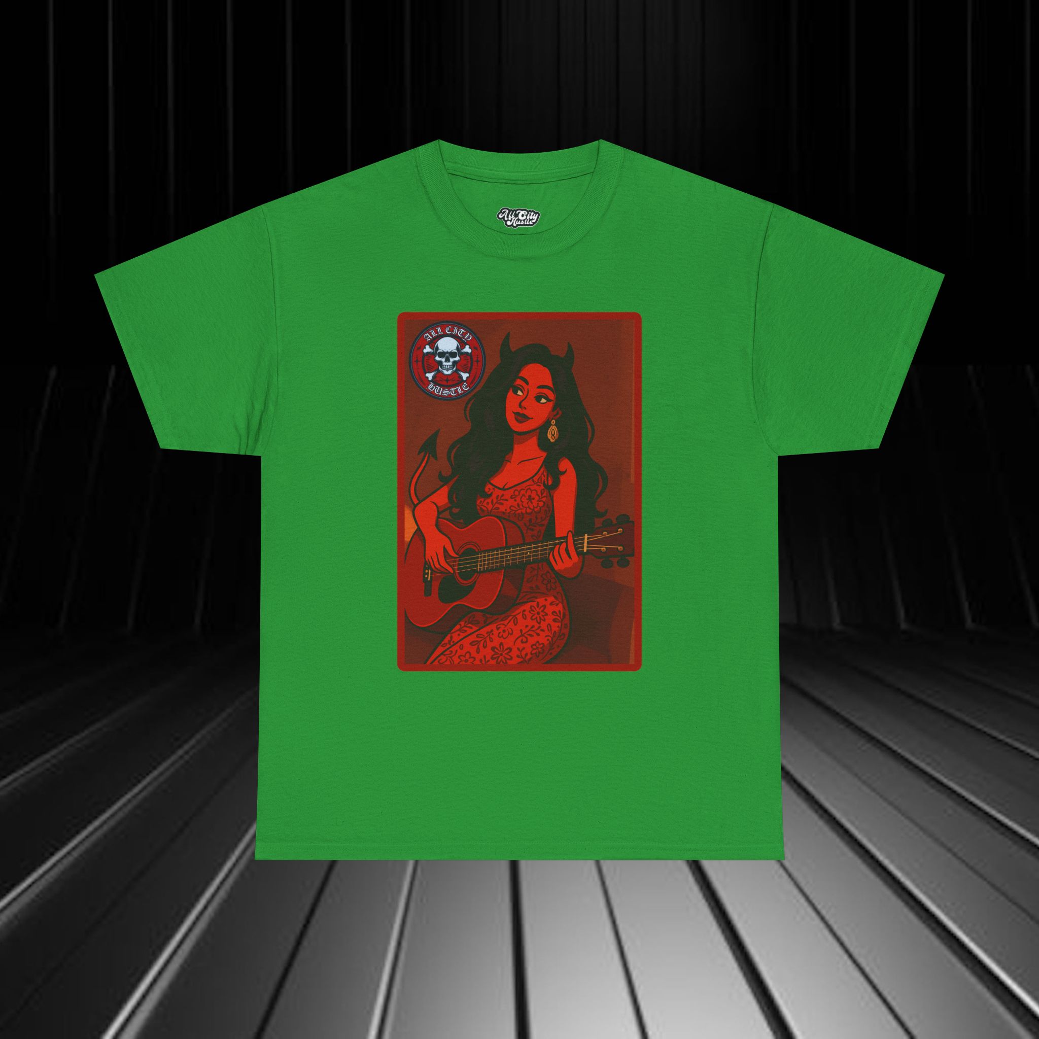 DARK18 Evil Cute Graphic Tee, Unisex Cotton Tee, Trendy T-Shirt, Casual Wear, Gift for Anyone, Dark Apparel - Image 5