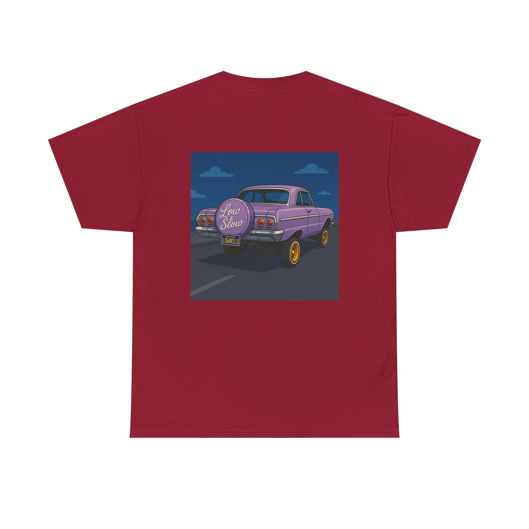 ACHLOWRIDER1 - 2 Sided Graphic Tee | Unisex Heavy Cotton Tee for Lowrider Lovers, Gifts, Retro Old School Vibes, Summer Wear, Casual Car Show Fashion - Image 38