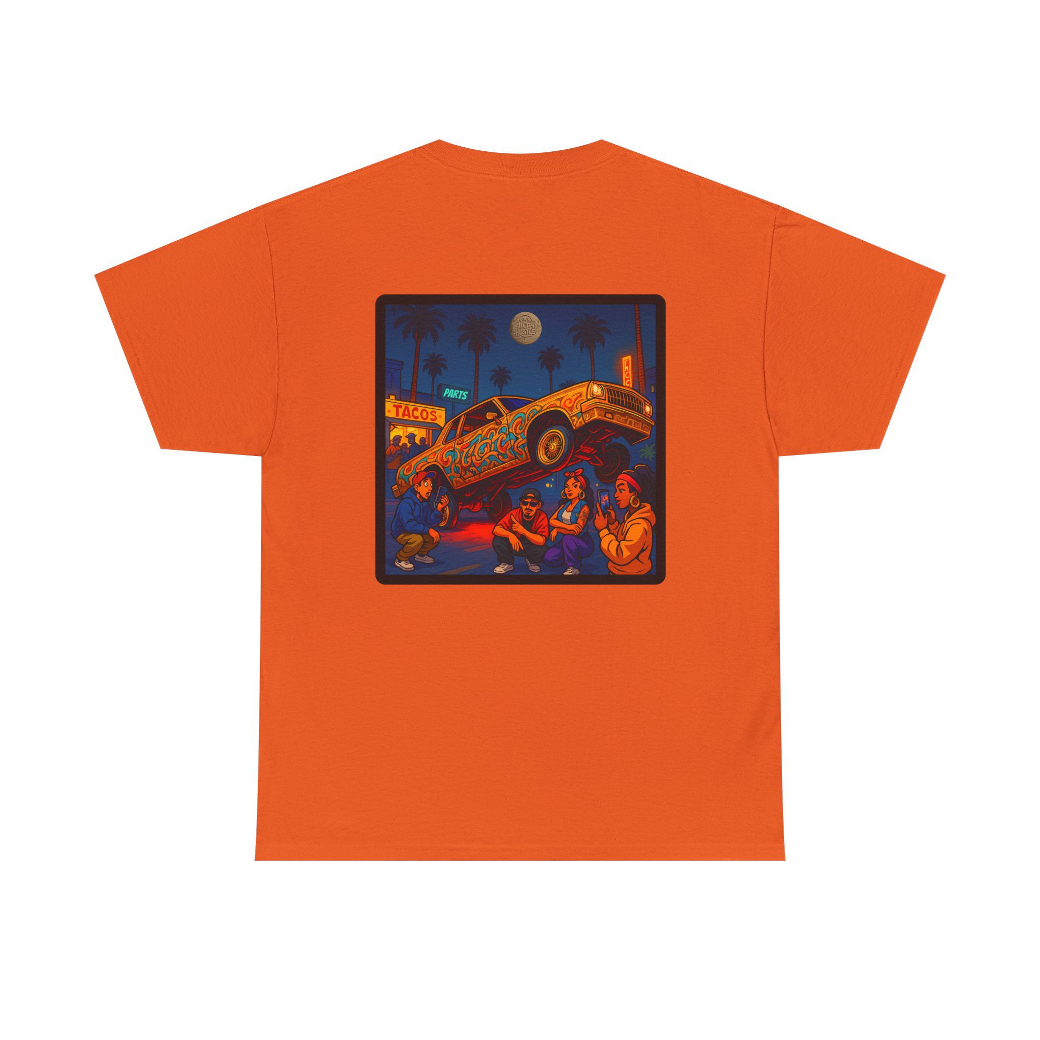 ACHLOWRIDER33 - 2 Sided Graphic Tee | Unisex Heavy Cotton Tee for Lowrider Lovers, Gifts, Retro Old School Vibes, Summer Wear, Casual Car Show Fashion - Image 11