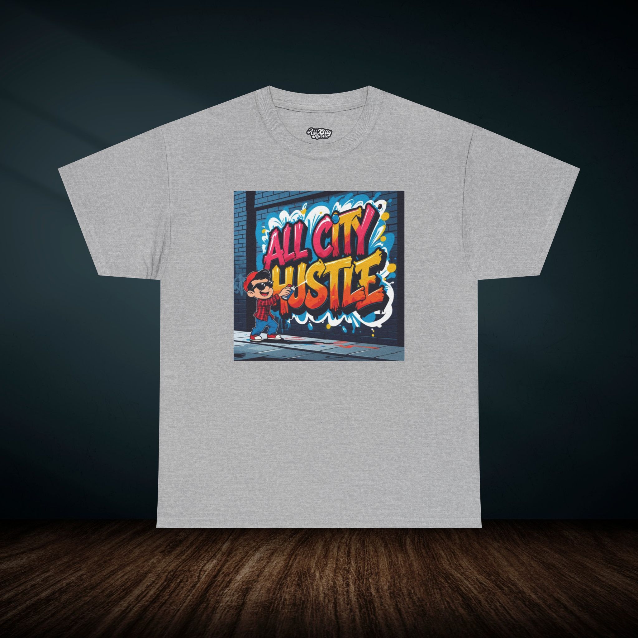 ACH49 Retro Urban Hustle T-Shirt, Unisex Graphic Tee, Casual Streetwear, Gift for Creatives, Everyday Wear, All City Hustle - Image 12