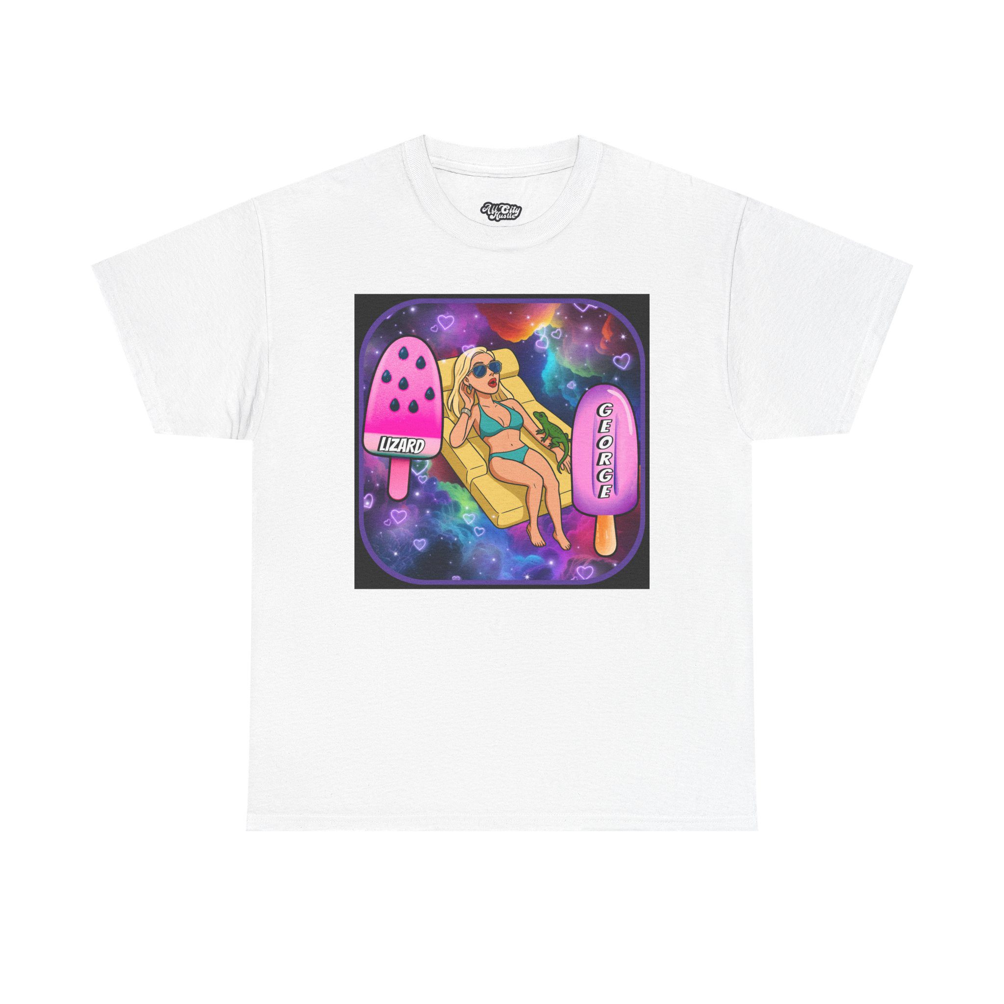 STFU2 Cosmic Summer Vibes Tee, Chill T-shirt, Vacation Shirt, Retro Graphic Tee, Pool Party Apparel, Perfect for Hot Days - Image 11