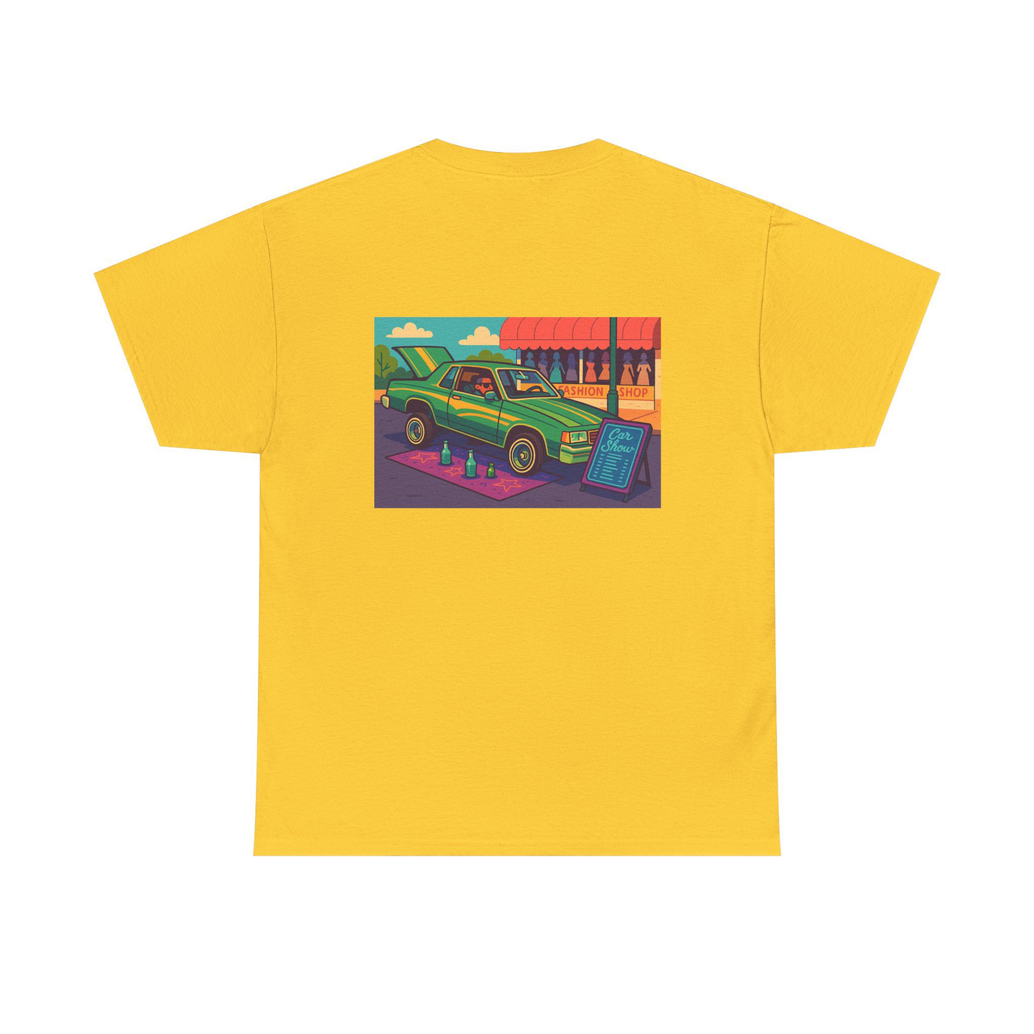 ACHLOWRIDER17 - 2 Sided Graphic Tee | Unisex Heavy Cotton Tee for Lowrider Lovers, Gifts, Retro Old School Vibes, Summer Wear, Casual Car Show Fashion - Image 23