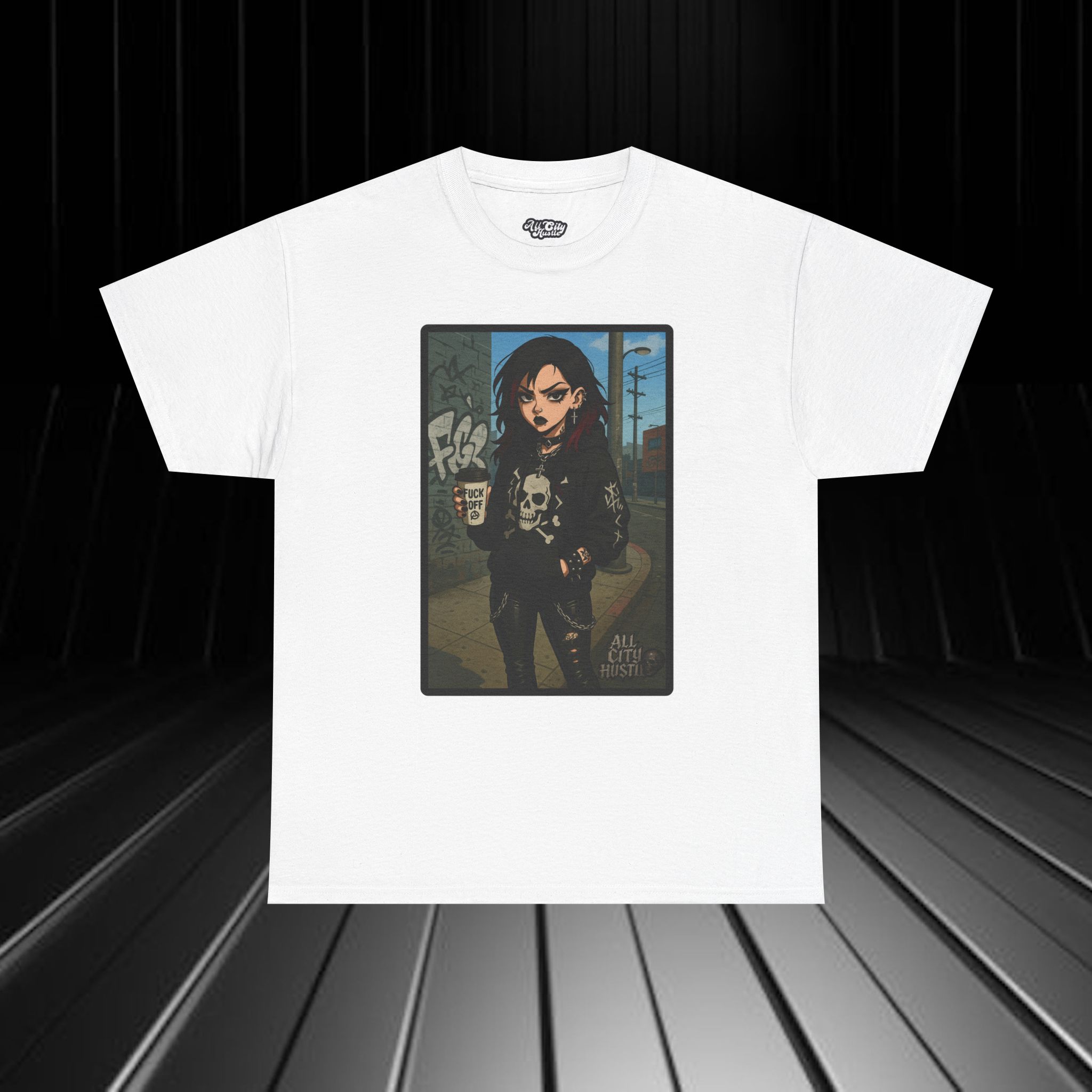 DARK14 Evil Cute Graphic Tee, Unisex Cotton Tee, Trendy T-Shirt, Casual Wear, Gift for Her, Dark Apparel - Image 10