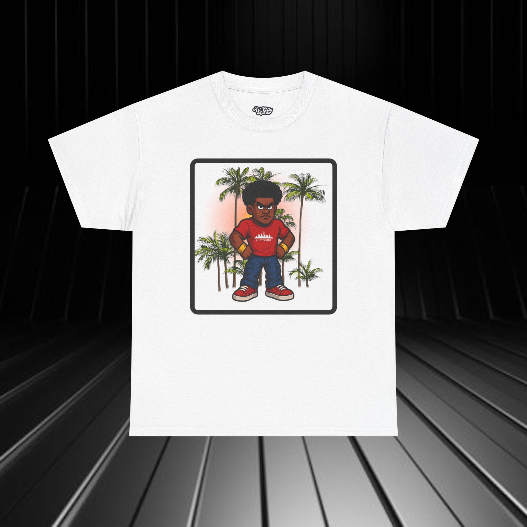 Copy of GANGSTER20 City Hood Inspired Unisex Heavy Cotton Tee, Graphic Tee for Comic Lovers, Casual Wear, Birthday Gift, Gift for Friends - Image 11