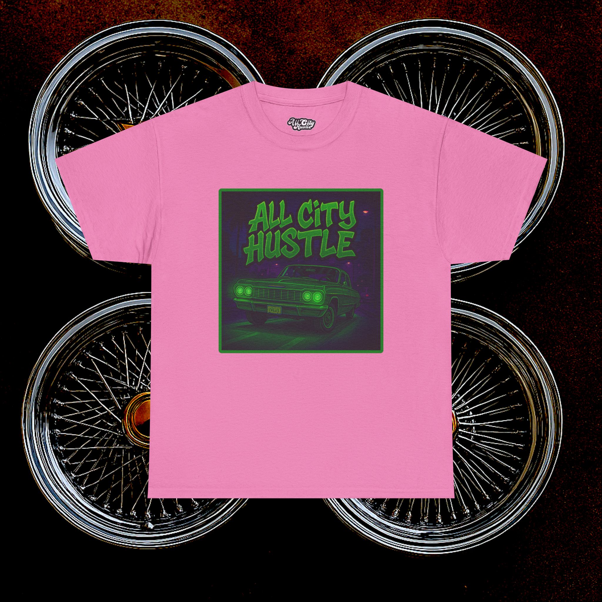ACHLOWRIDER34 - 2 Sided Graphic Tee | Unisex Heavy Cotton Tee for Lowrider Lovers, Gifts, Retro Old School Vibes, Summer Wear, Casual Car Show Fashion - Image 19
