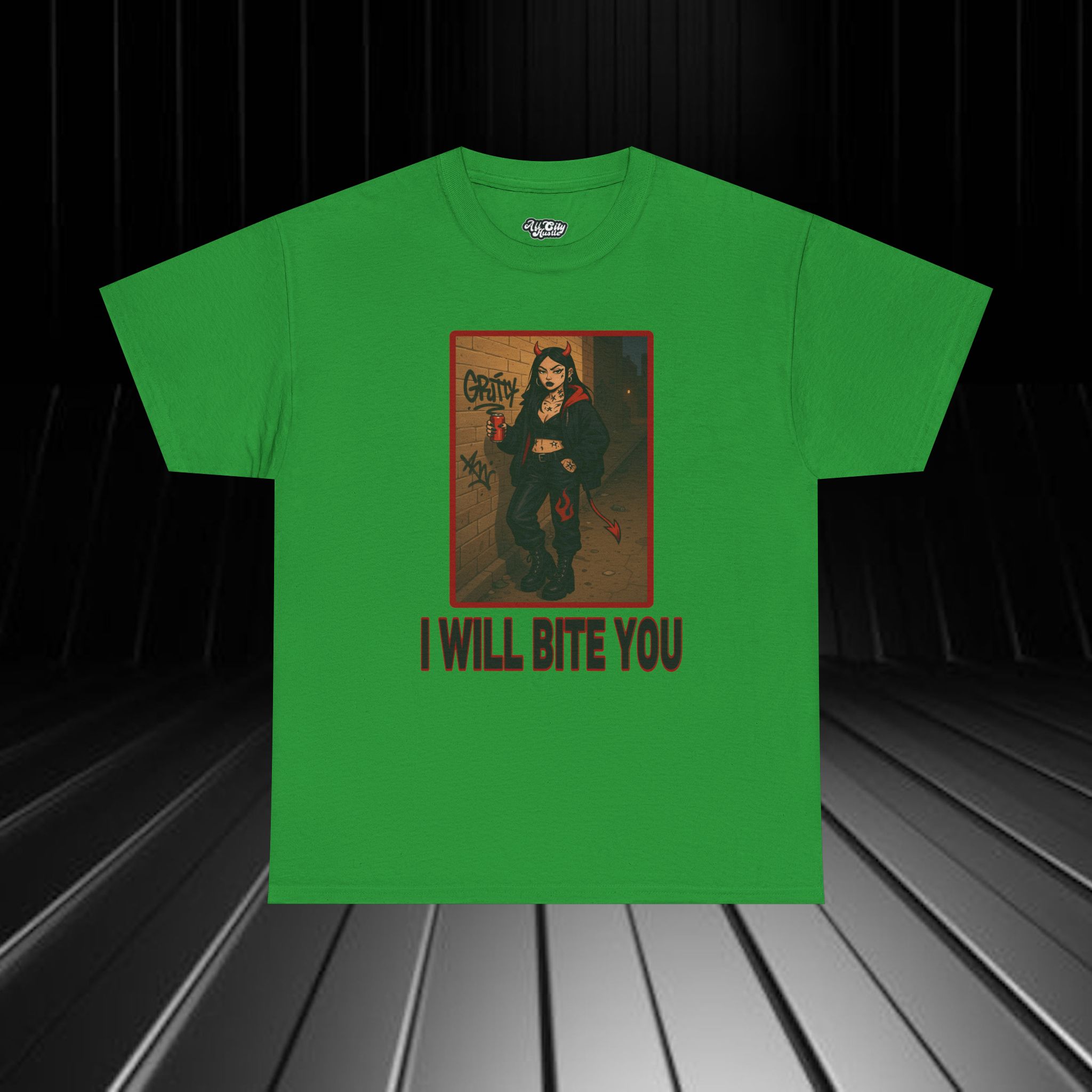 DARK23 Evil Cute Graphic Tee, Unisex Cotton Tee, Trendy T-Shirt, Casual Wear, Gift for Anyone, Dark Apparel - Image 5