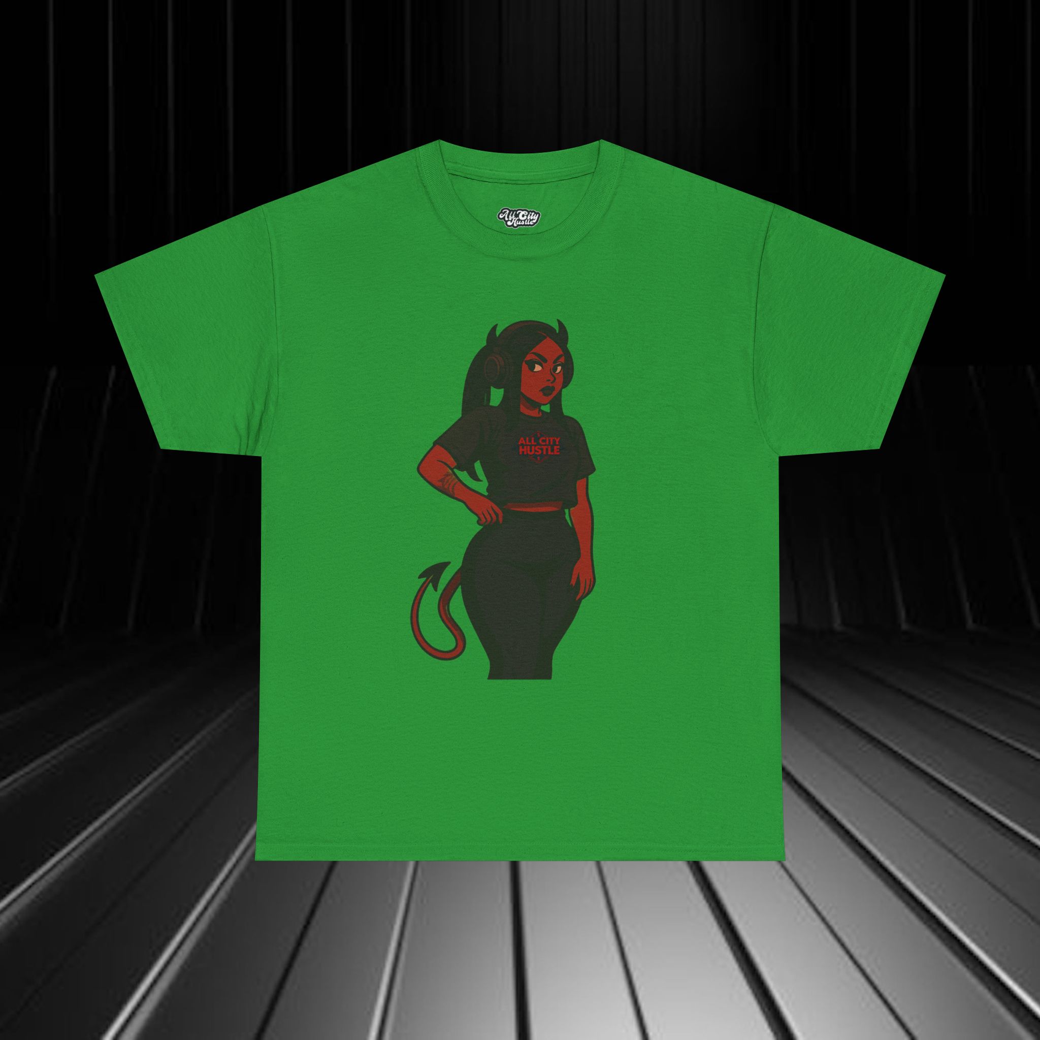 DARK26 Evil Cute Graphic Tee, Unisex Cotton Tee, Trendy T-Shirt, Casual Wear, Gift for Anyone, Dark Apparel - Image 5