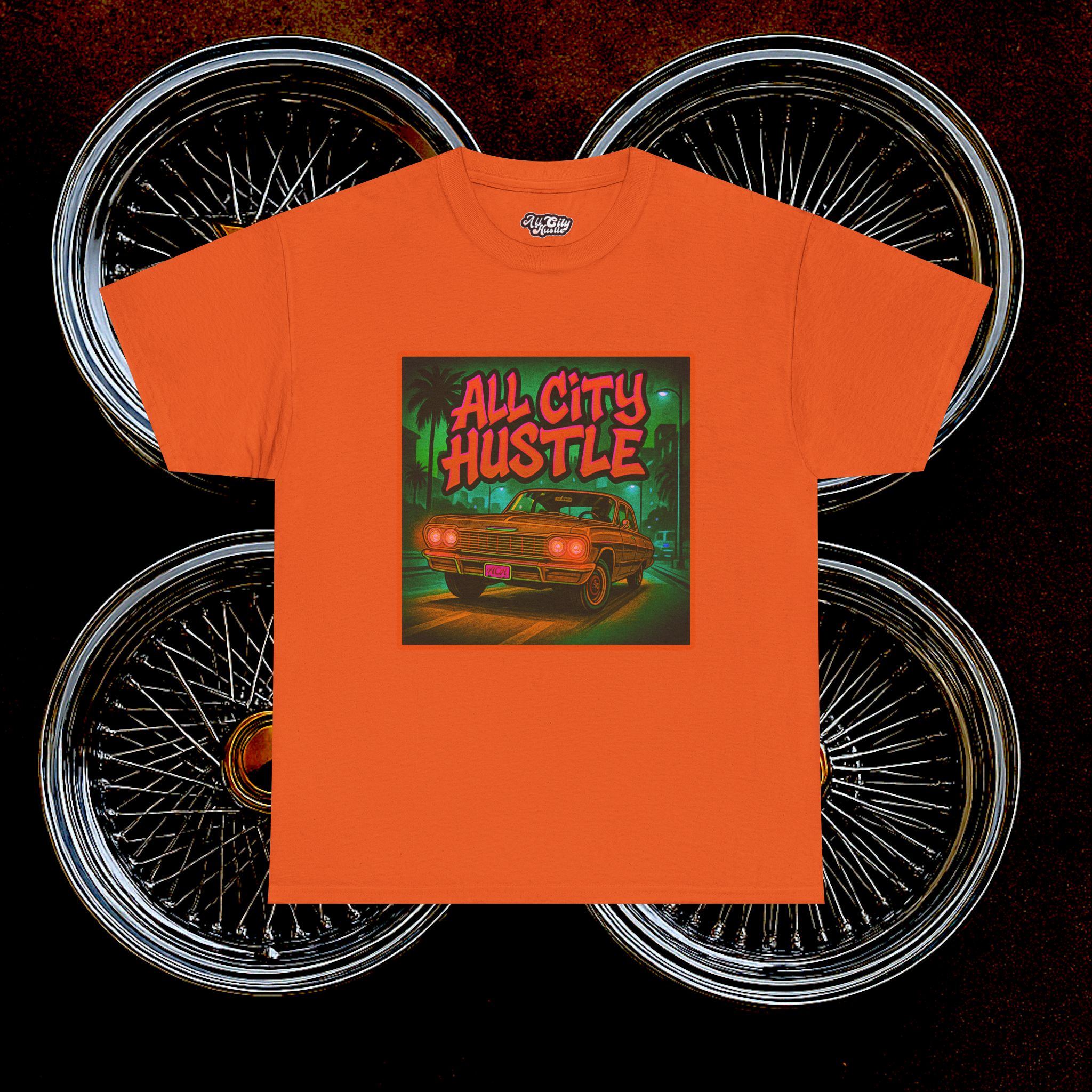 ACHLOWRIDER33 - 2 Sided Graphic Tee | Unisex Heavy Cotton Tee for Lowrider Lovers, Gifts, Retro Old School Vibes, Summer Wear, Casual Car Show Fashion - Image 10