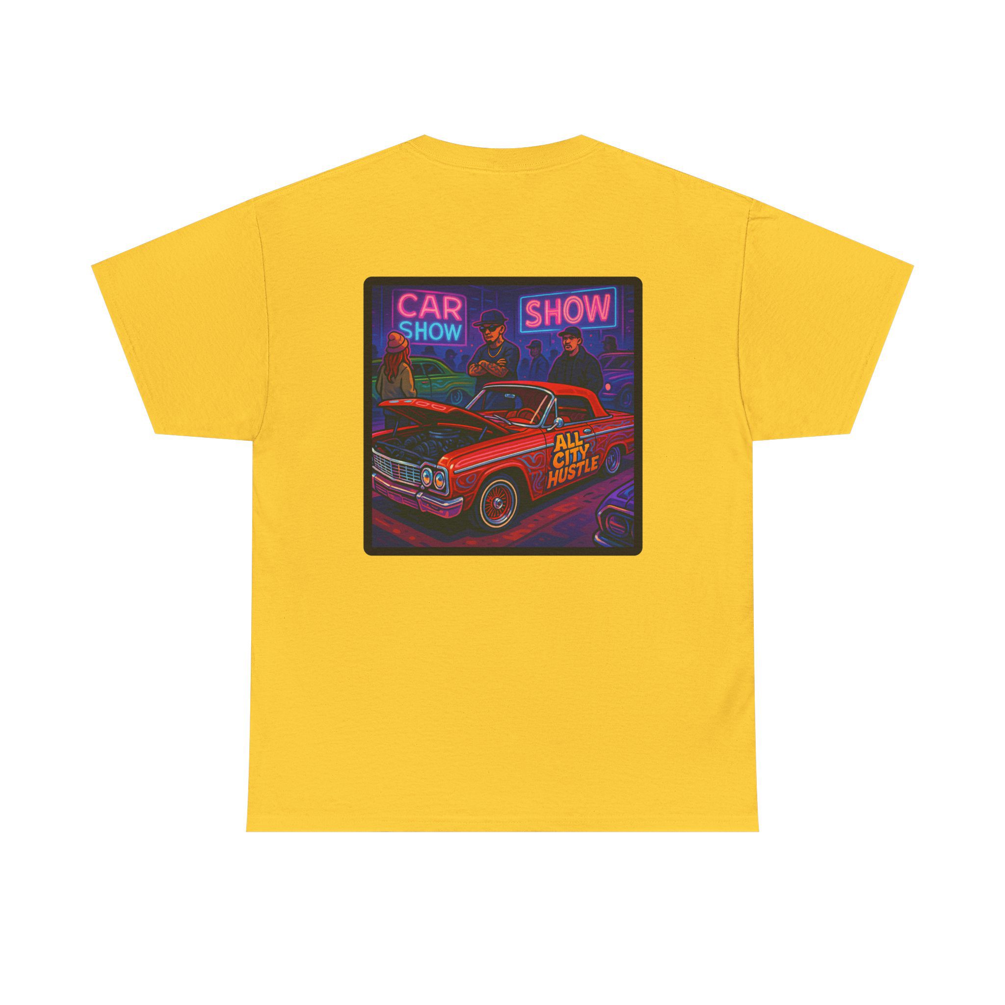 ACHLOWRIDER37 - 2 Sided Graphic Tee | Unisex Heavy Cotton Tee for Lowrider Lovers, Gifts, Retro Old School Vibes, Summer Wear, Casual Car Show Fashion - Image 11