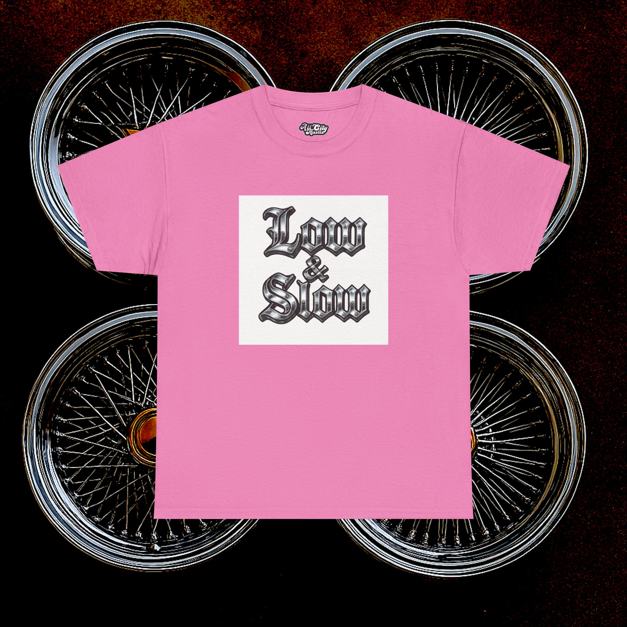 ACHLOWRIDER14 - 2 Sided Graphic Tee | Unisex Heavy Cotton Tee for Lowrider Lovers, Gifts, Retro Old School Vibes, Summer Wear, Casual Car Show Fashion - Image 13