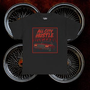 ACHLOWRIDER38 - 2 Sided Graphic Tee | Unisex Heavy Cotton Tee for Lowrider Lovers, Gifts, Retro Old School Vibes, Summer Wear, Casual Car Show Fashion