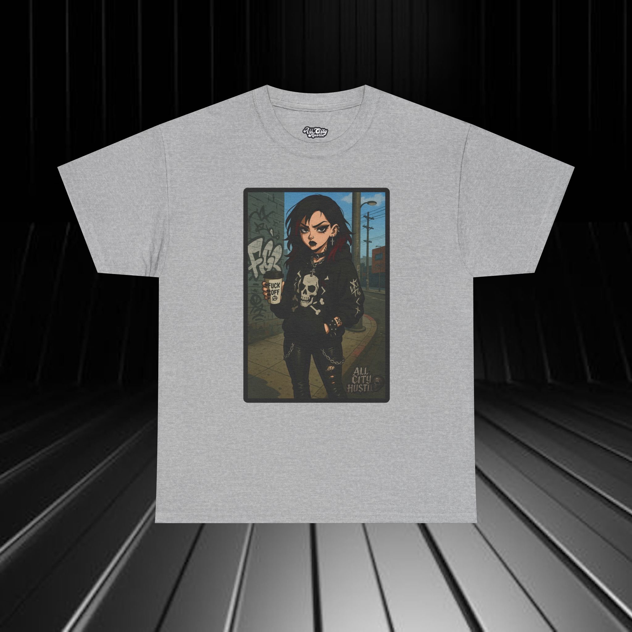 DARK14 Evil Cute Graphic Tee, Unisex Cotton Tee, Trendy T-Shirt, Casual Wear, Gift for Her, Dark Apparel - Image 11