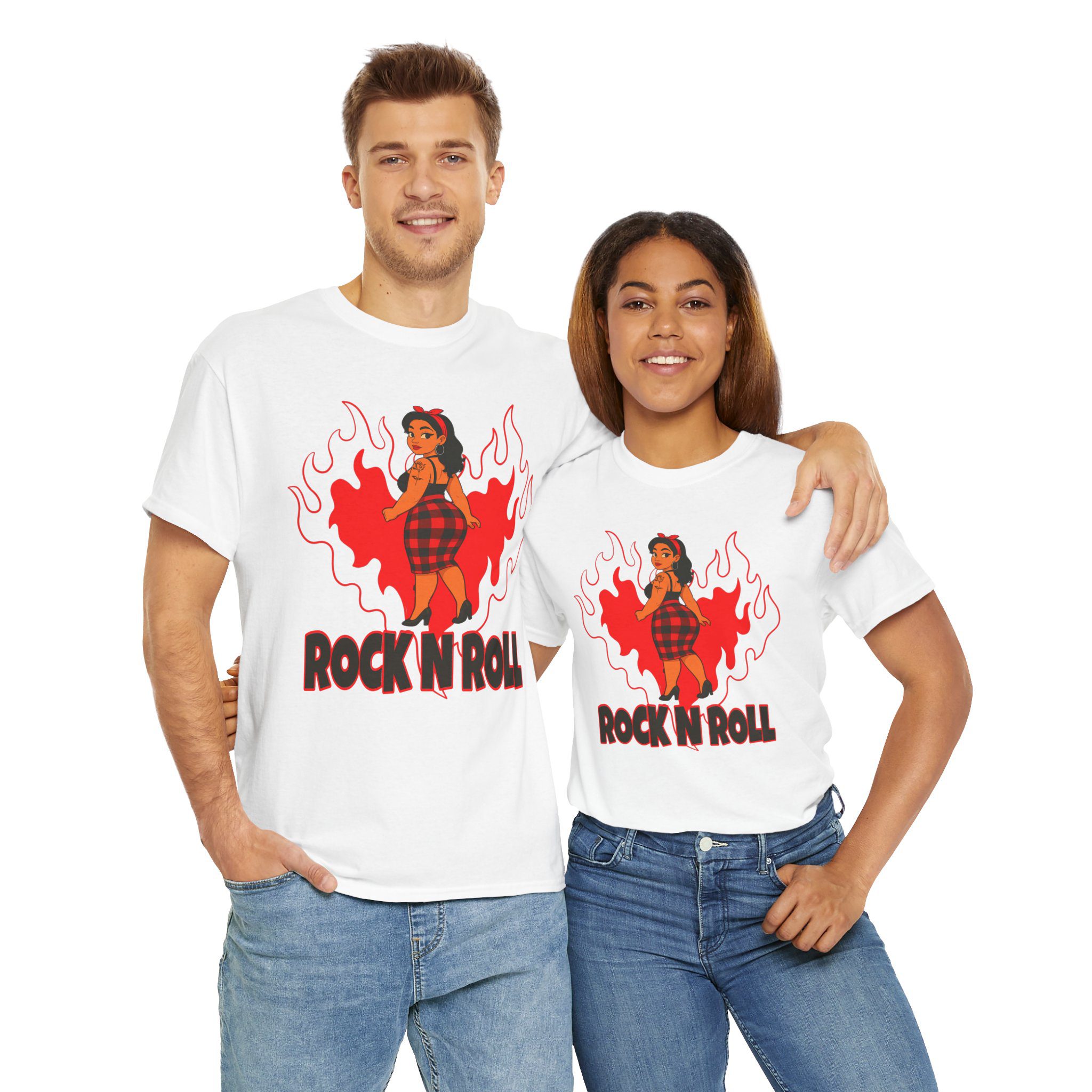 ROCKNR1 ROCKER Inspired Unisex Heavy Cotton Tee, Graphic Tee for Comic Lovers, Casual Wear, Birthday Gift, Gift for Friends - Image 12