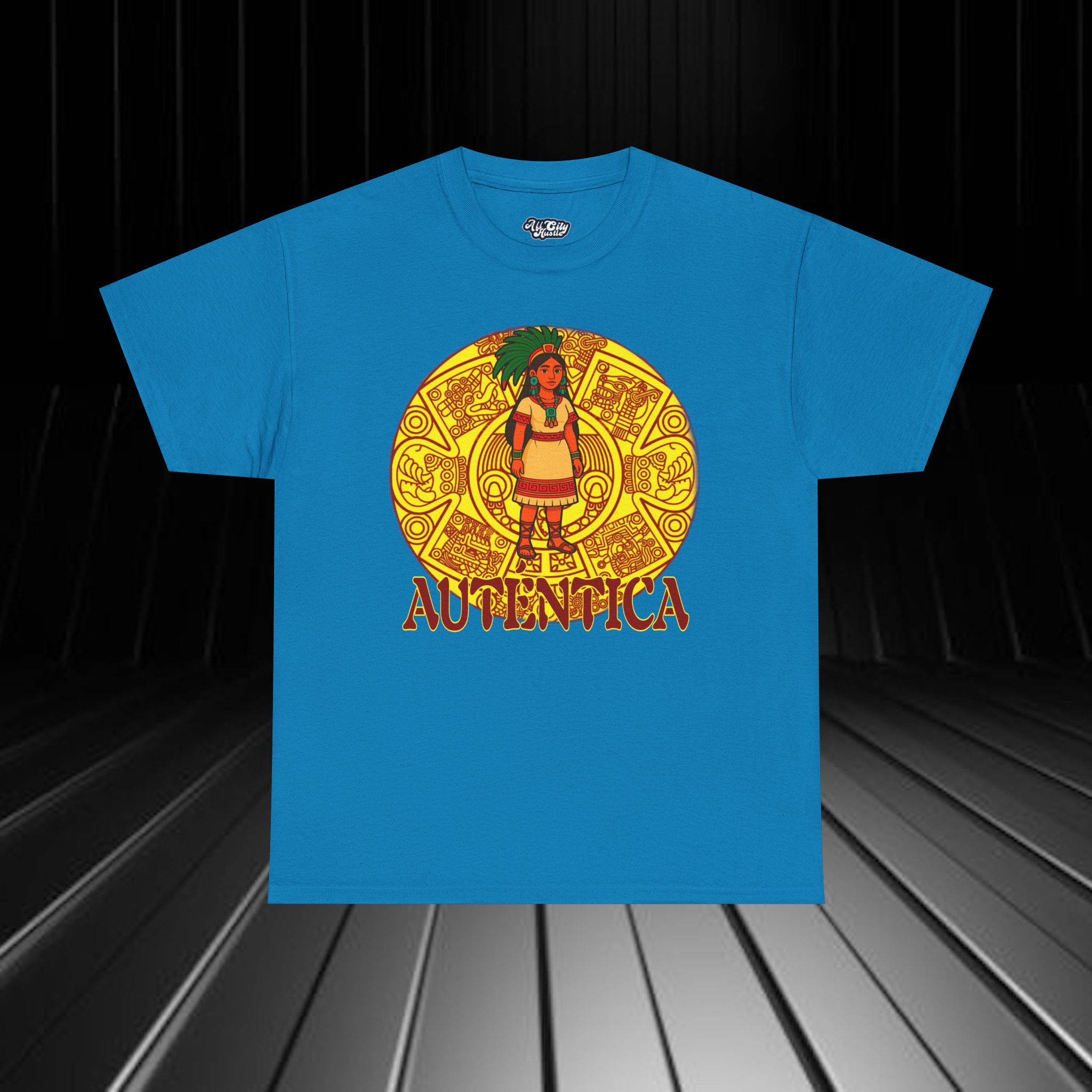 NATIVE9 Tribal Inspired Tee - Unisex Heavy Cotton Graphic T-Shirt, Casual Wear, Festival Apparel, Unique Gift, Outdoor Enthusiast, Native Culture - Image 9