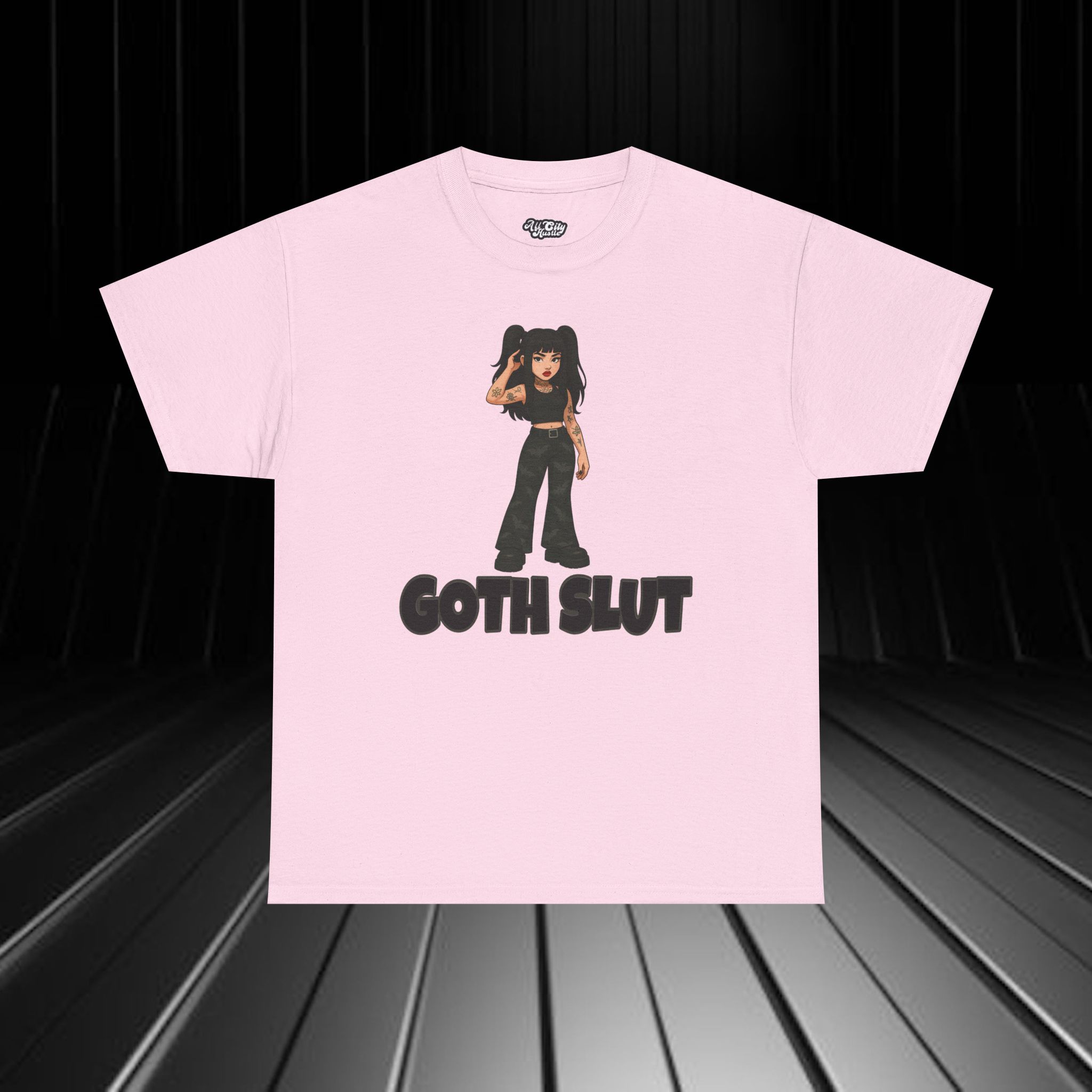 DARK11 Evil Cute Graphic Tee, Unisex Cotton Tee, Trendy T-Shirt, Casual Wear, Gift for Her, Dark Apparel - Image 7