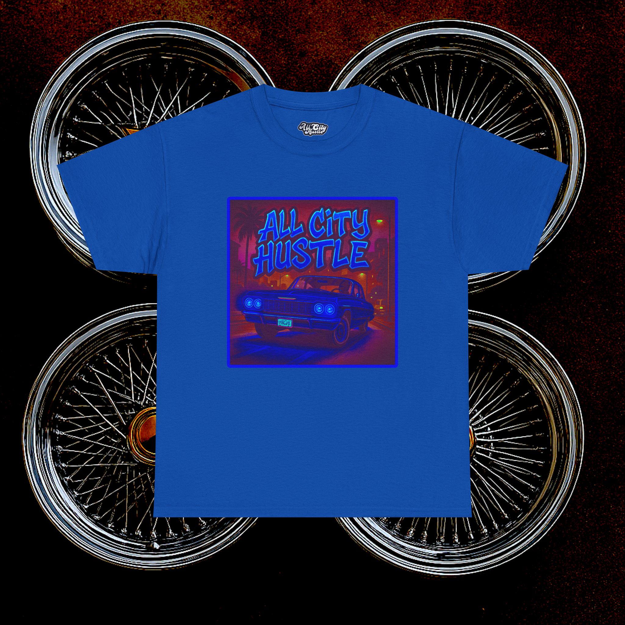 ACHLOWRIDER32 - 2 Sided Graphic Tee | Unisex Heavy Cotton Tee for Lowrider Lovers, Gifts, Retro Old School Vibes, Summer Wear, Casual Car Show Fashion - Image 37