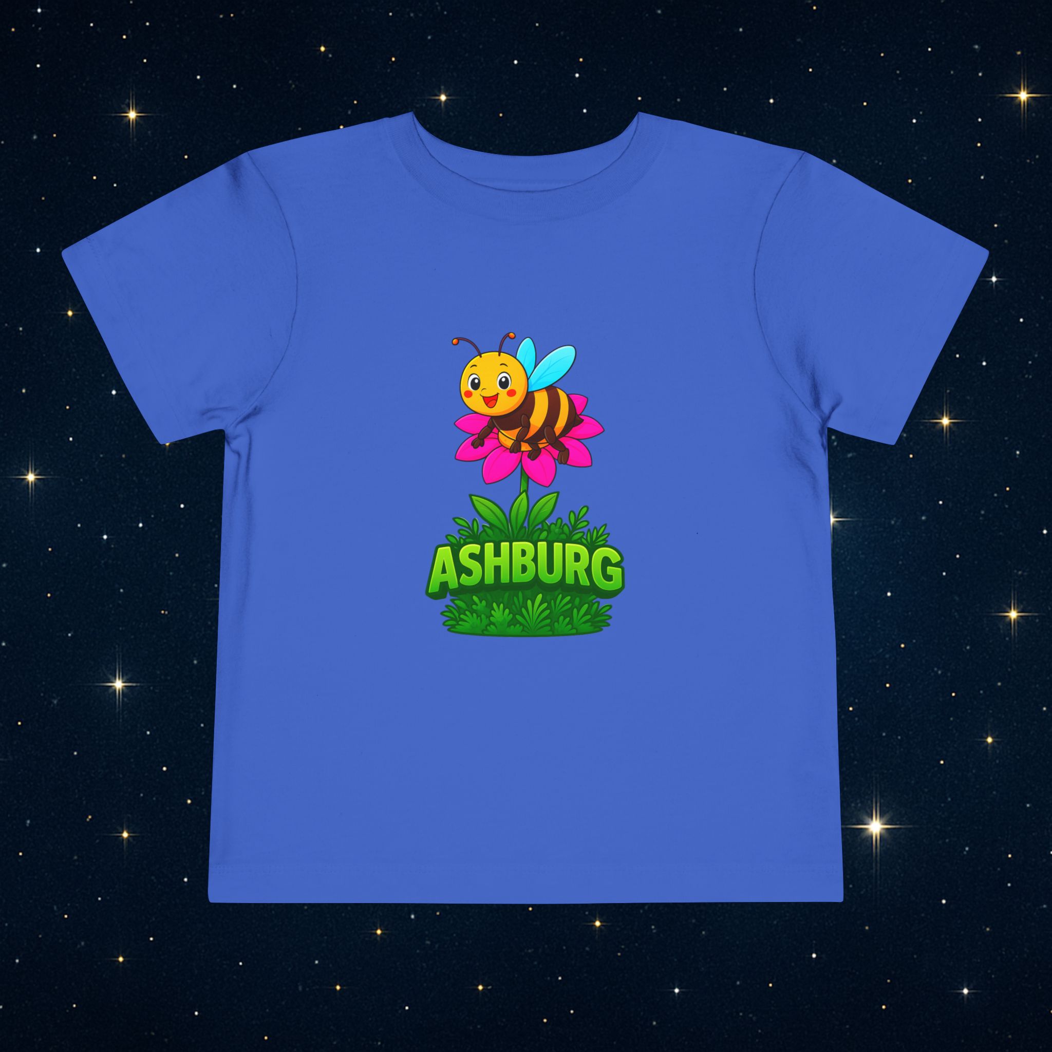 ASHBURG TODDLER137 Cute Toddler Short Sleeve Tee with KIDS Design, Kids T-Shirt, Play Shirt, Cartoon Tee,Gift for All Occasions, Funtime Apparel - Image 4