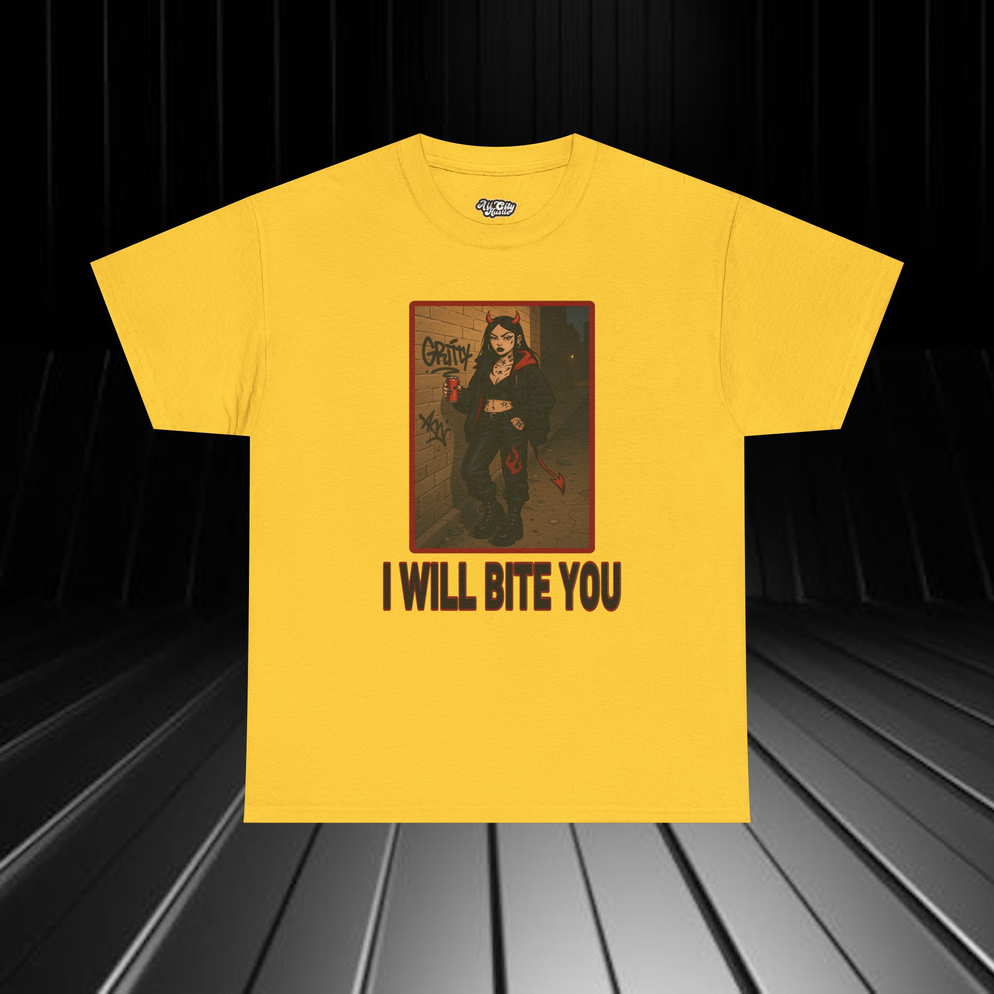 DARK23 Evil Cute Graphic Tee, Unisex Cotton Tee, Trendy T-Shirt, Casual Wear, Gift for Anyone, Dark Apparel - Image 13