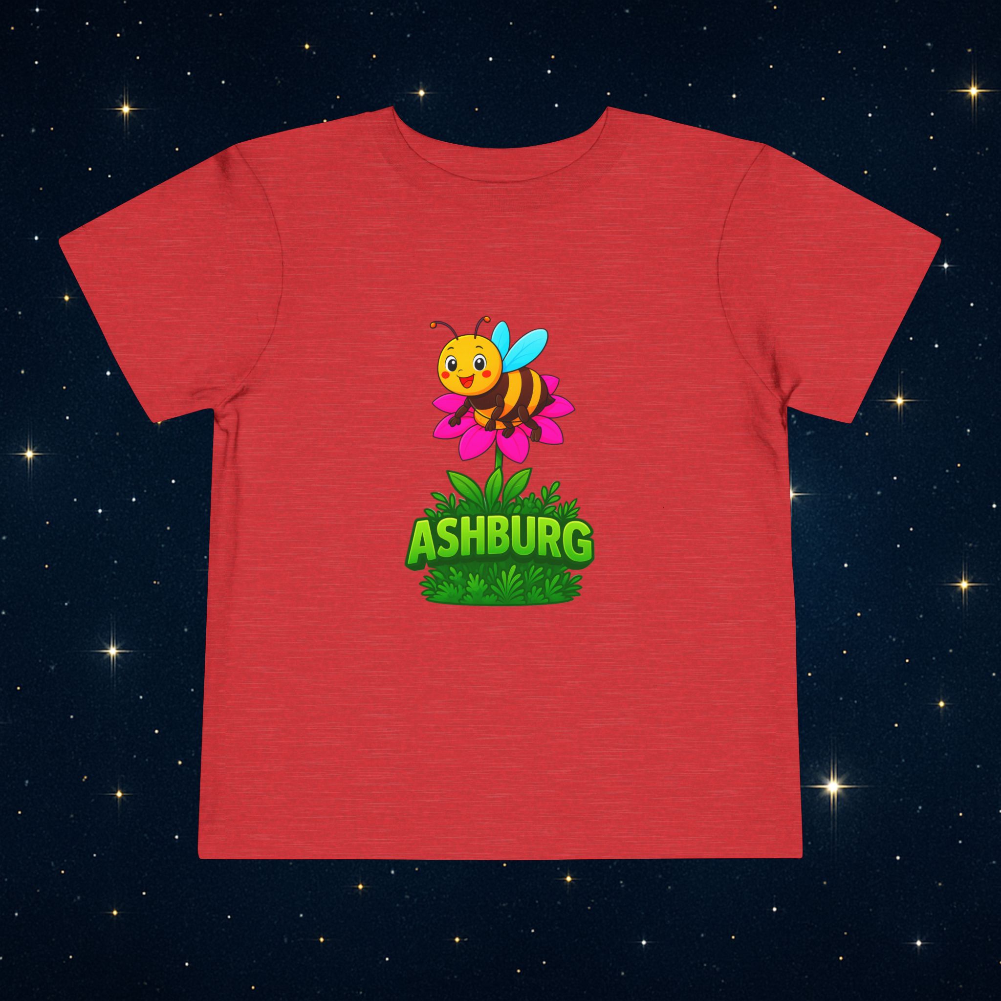 ASHBURG TODDLER137 Cute Toddler Short Sleeve Tee with KIDS Design, Kids T-Shirt, Play Shirt, Cartoon Tee,Gift for All Occasions, Funtime Apparel - Image 2