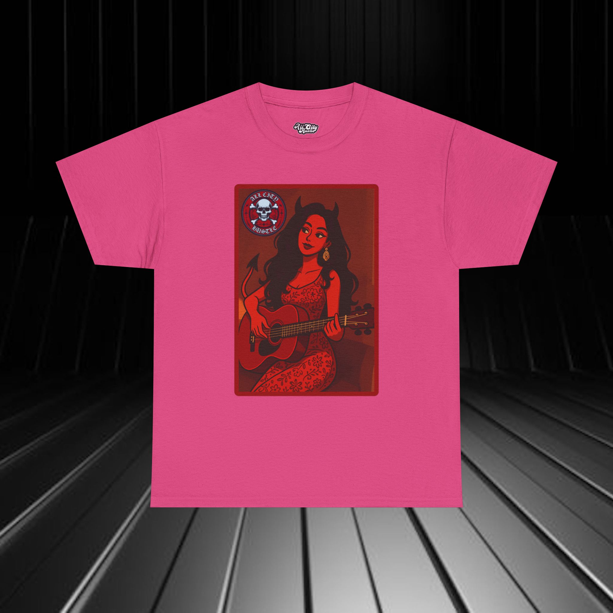 DARK18 Evil Cute Graphic Tee, Unisex Cotton Tee, Trendy T-Shirt, Casual Wear, Gift for Anyone, Dark Apparel - Image 8